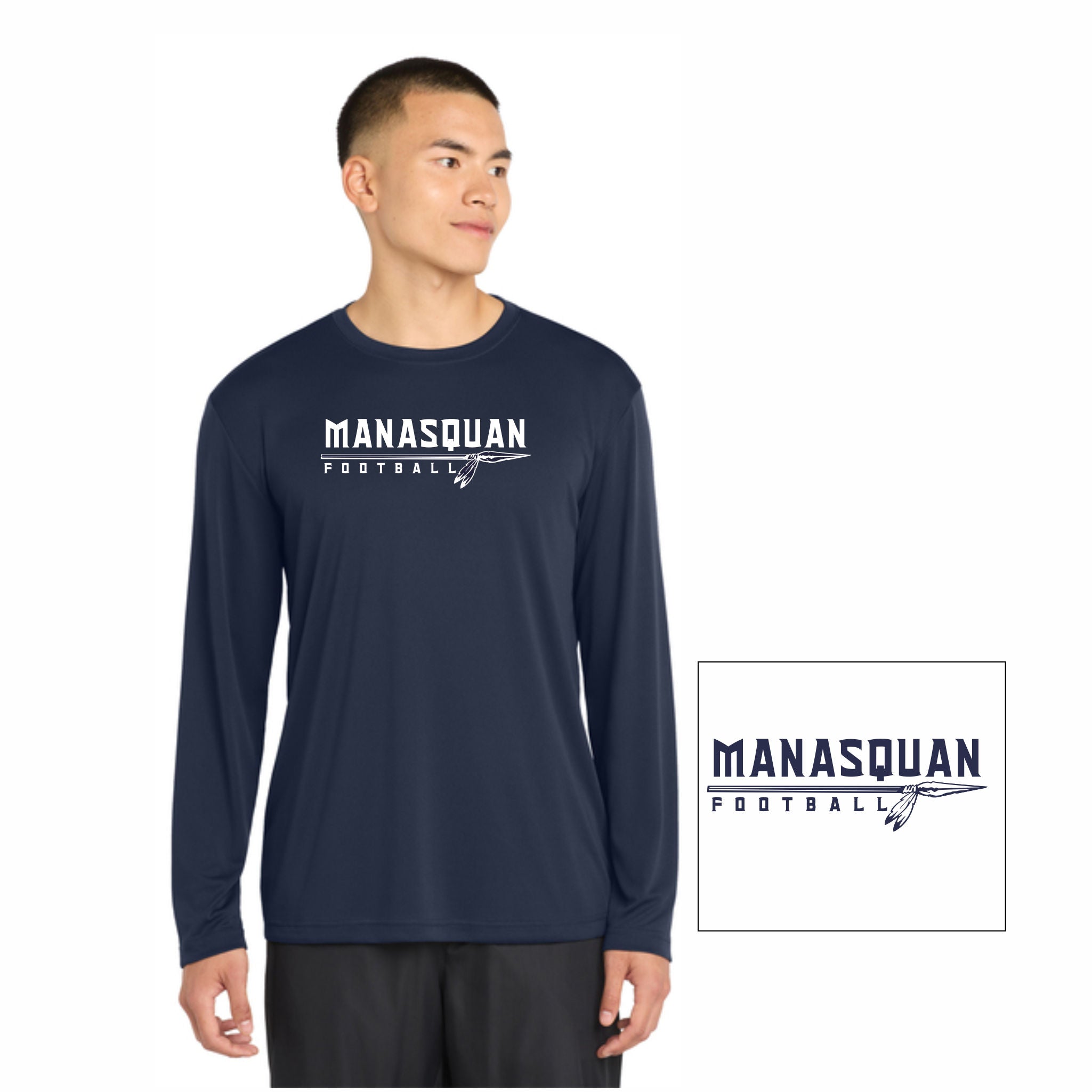 15. Squan FB - Long Sleeve Performance T-Shirt