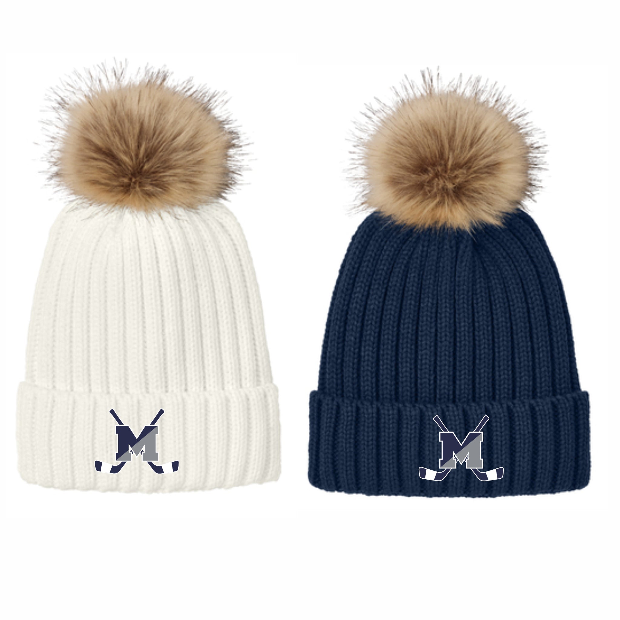 09. Squan Hockey - Faux Fur Pom Beanie
