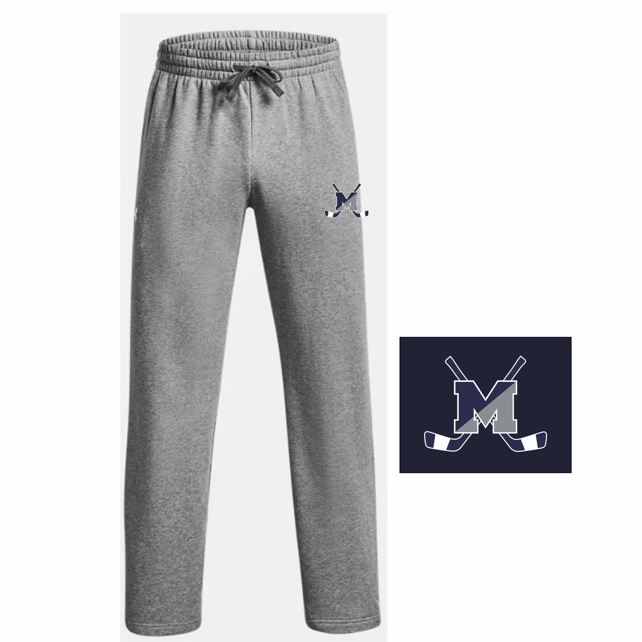 13. Squan Hockey - UA Open Hem Sweatpants