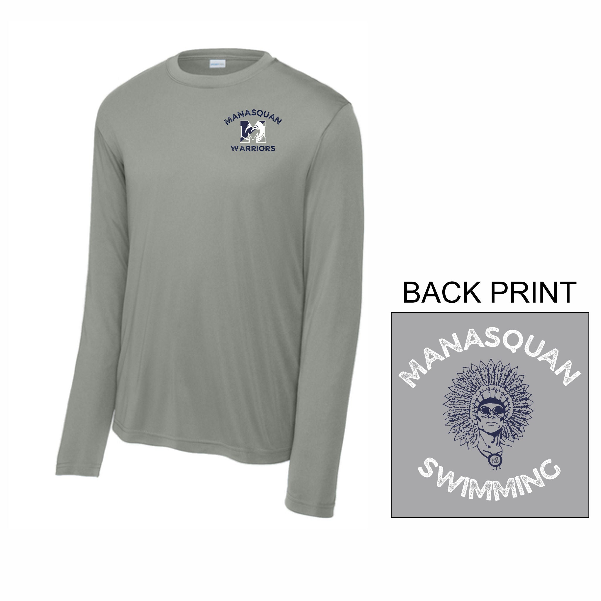 05. Squan Swimming - Long Sleeve Dri-Fit T