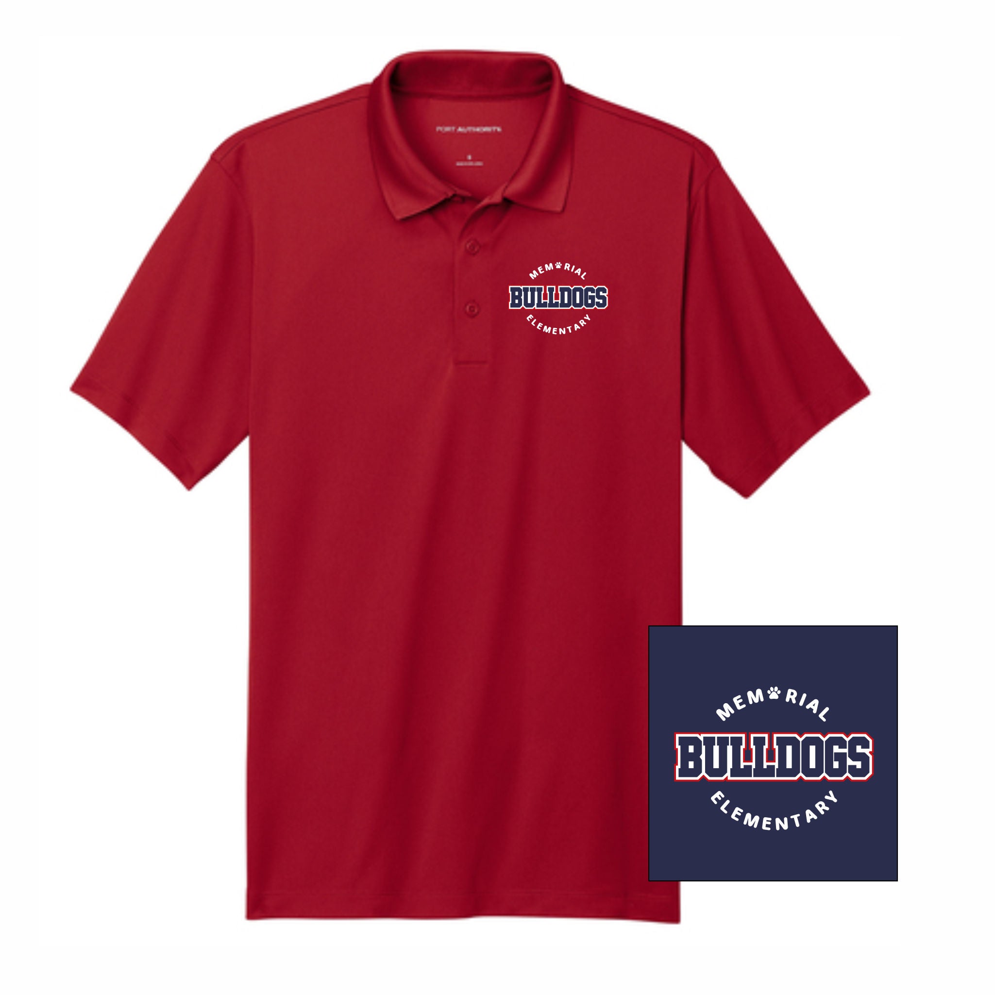 17. Memorial Elem. - Staff Polo Shirt