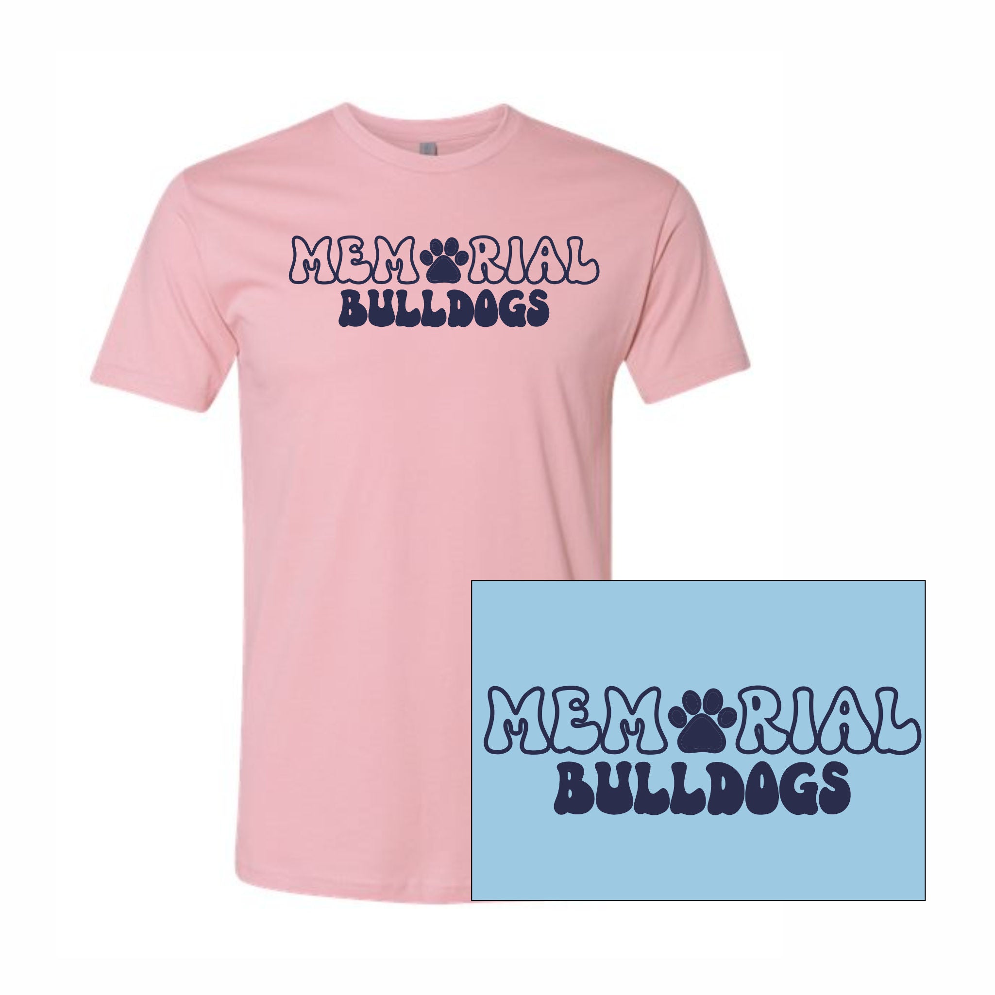 04. Memorial Elem. - Puff Print T-Shirt