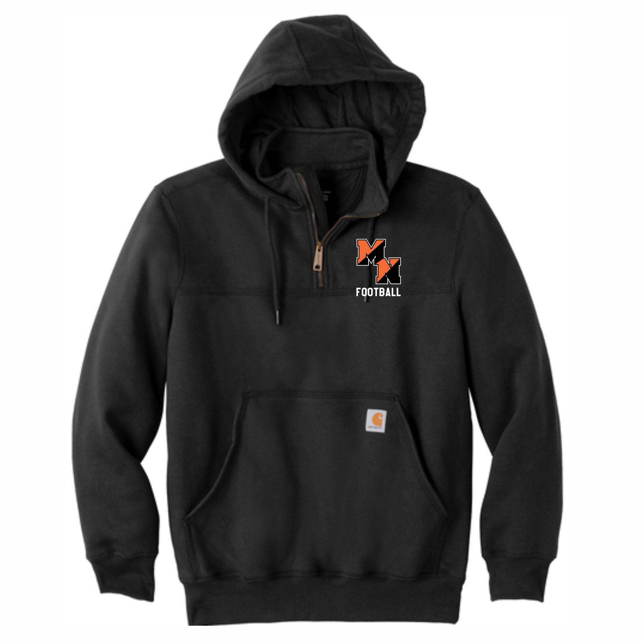 39. Midd North Football - Carhartt Rain Defender 1/2 Zip