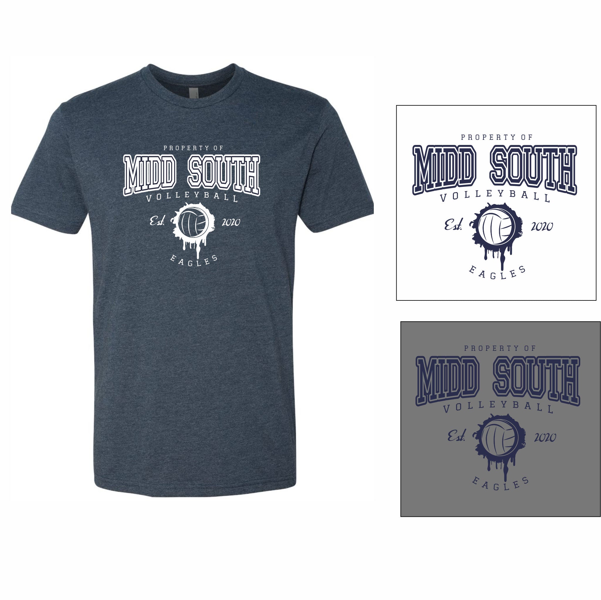 10. Midd South Girls VB - Cotton T-Shirt