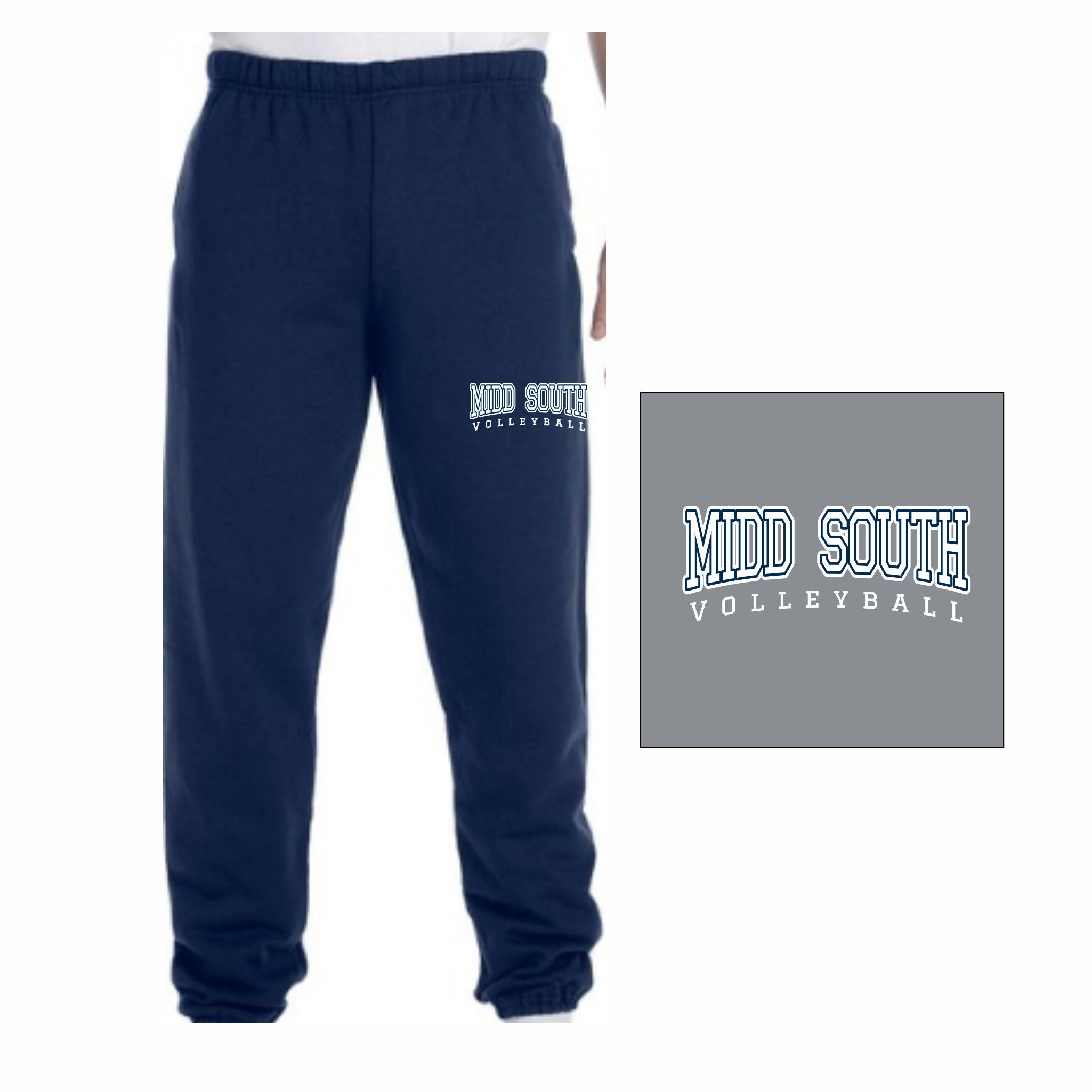 12. Midd South Girls VB - Elastic Hem Sweatpants