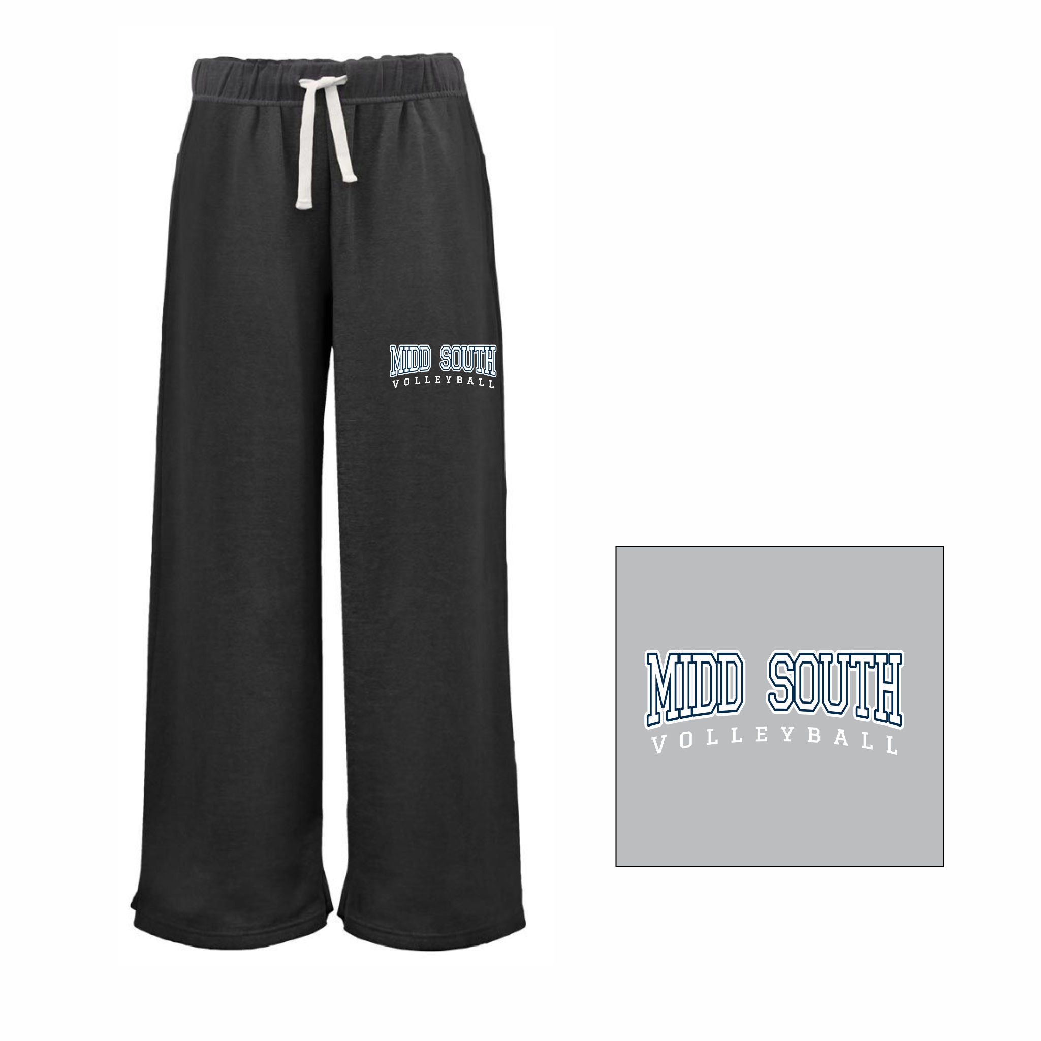 16. Midd South Girls VB - Wide Leg Sweatpants