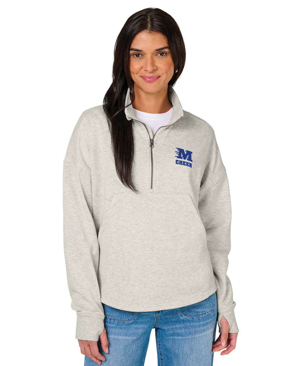 Middlesex H.S. Cheer - Embroidered Women's Willow Half-Zip Sweatshirt