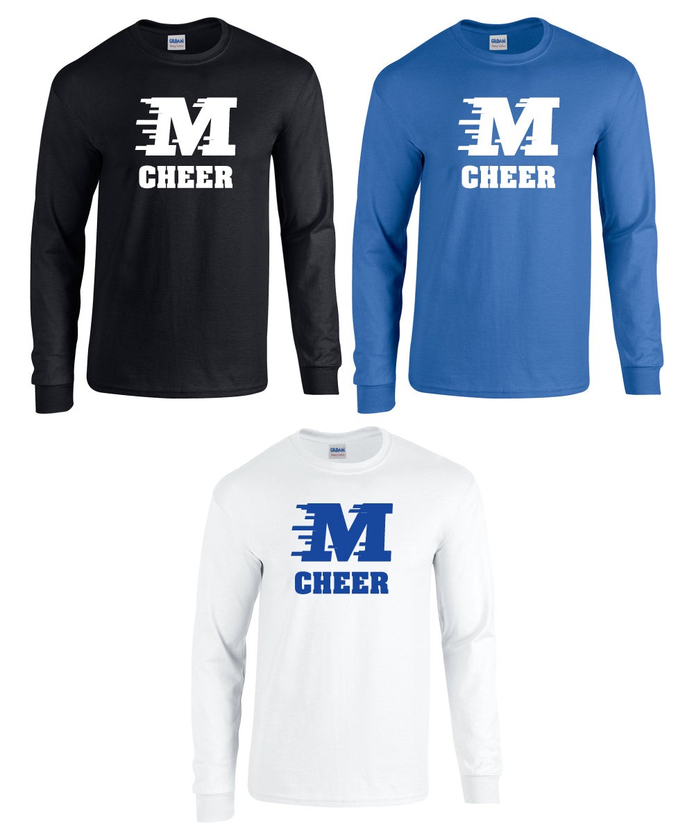 Middlesex H.S. Cheer - Youth/Adult Unisex Cotton Long Sleeve Tee