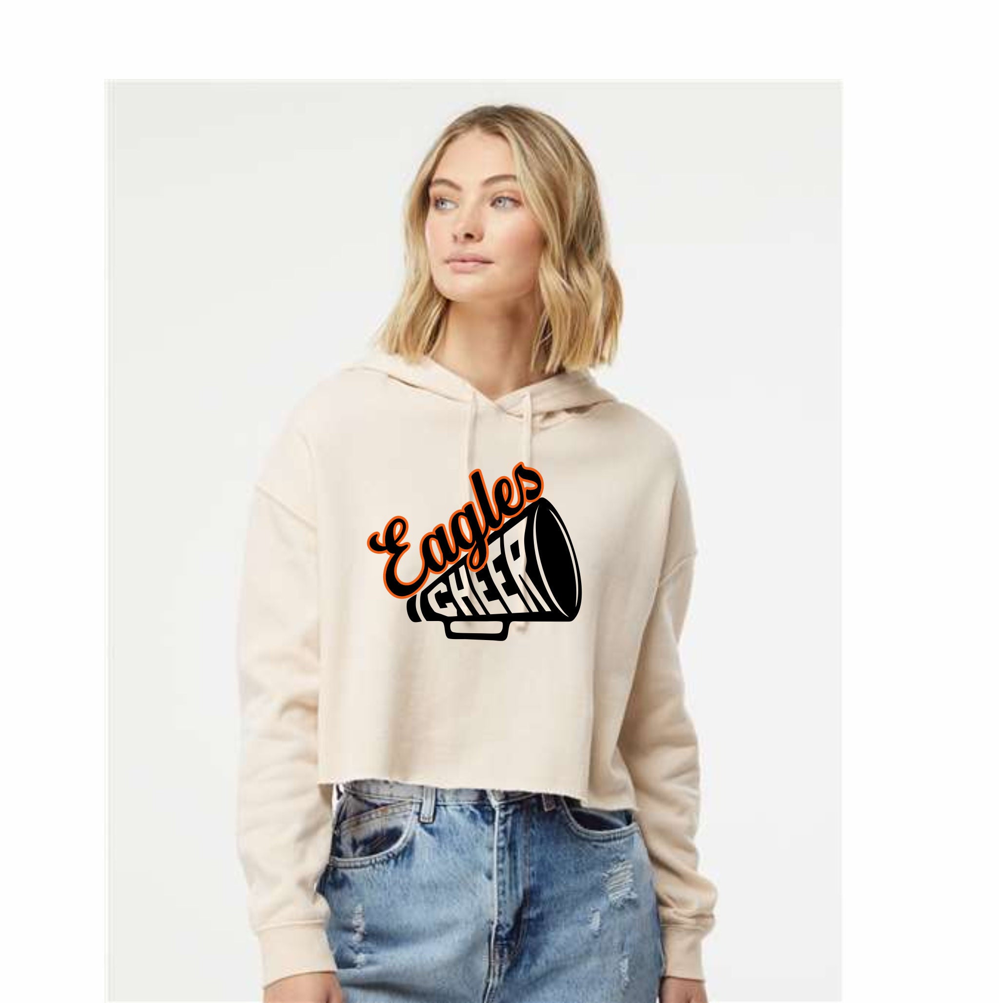 15. Middletown Eagles AYF - Ladies Cropped Hoodie