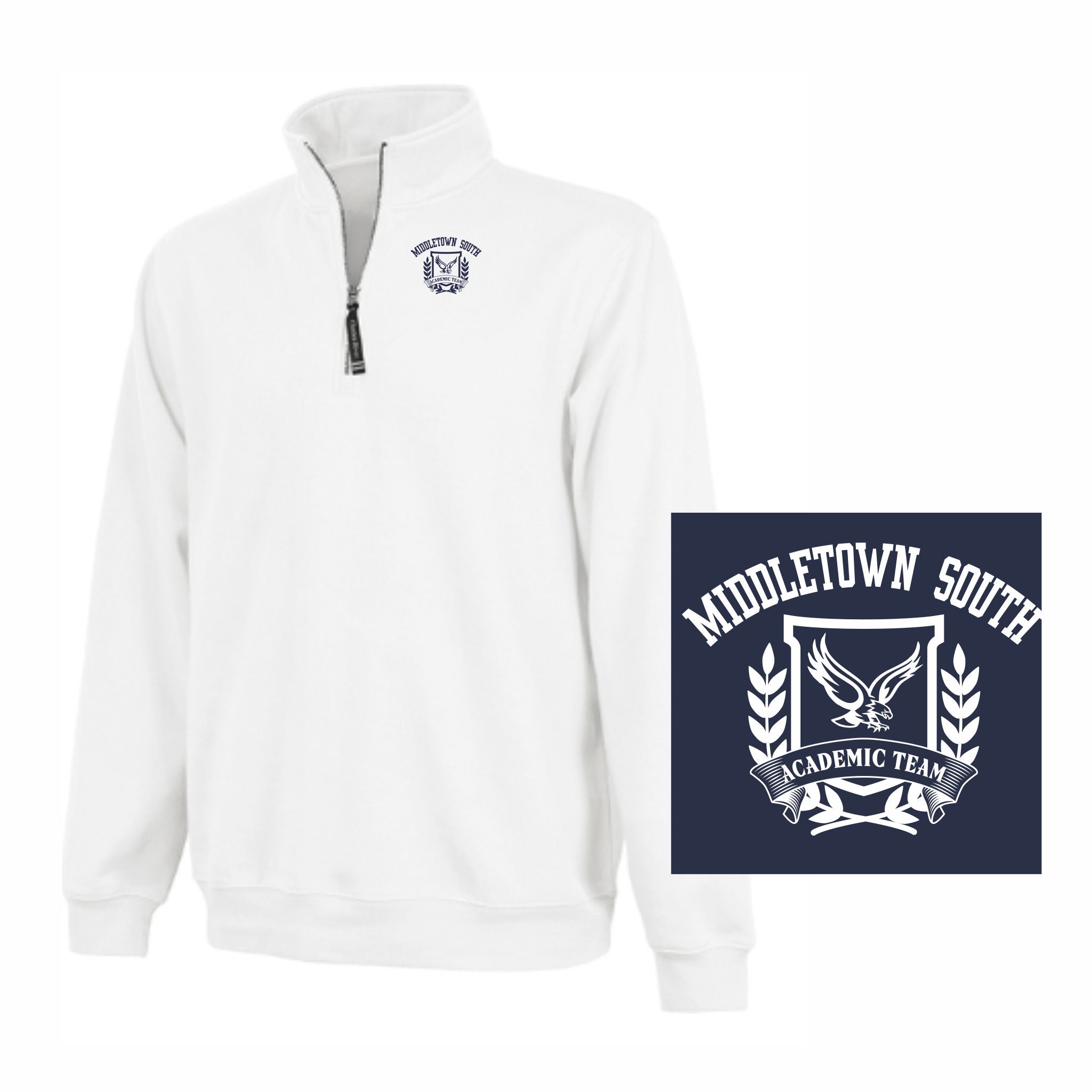 02. MHSS Academic Team - 1/4 Zip Sweatshirt