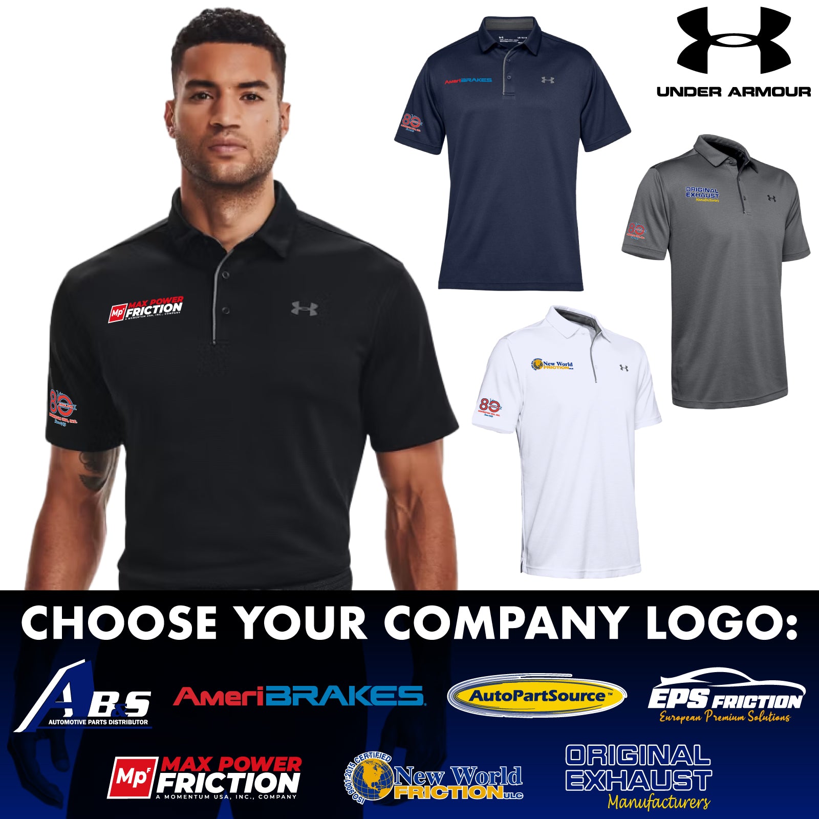 Momentum - Embroidered Under Armour® Adult Unisex Tech Short Sleeve Polo