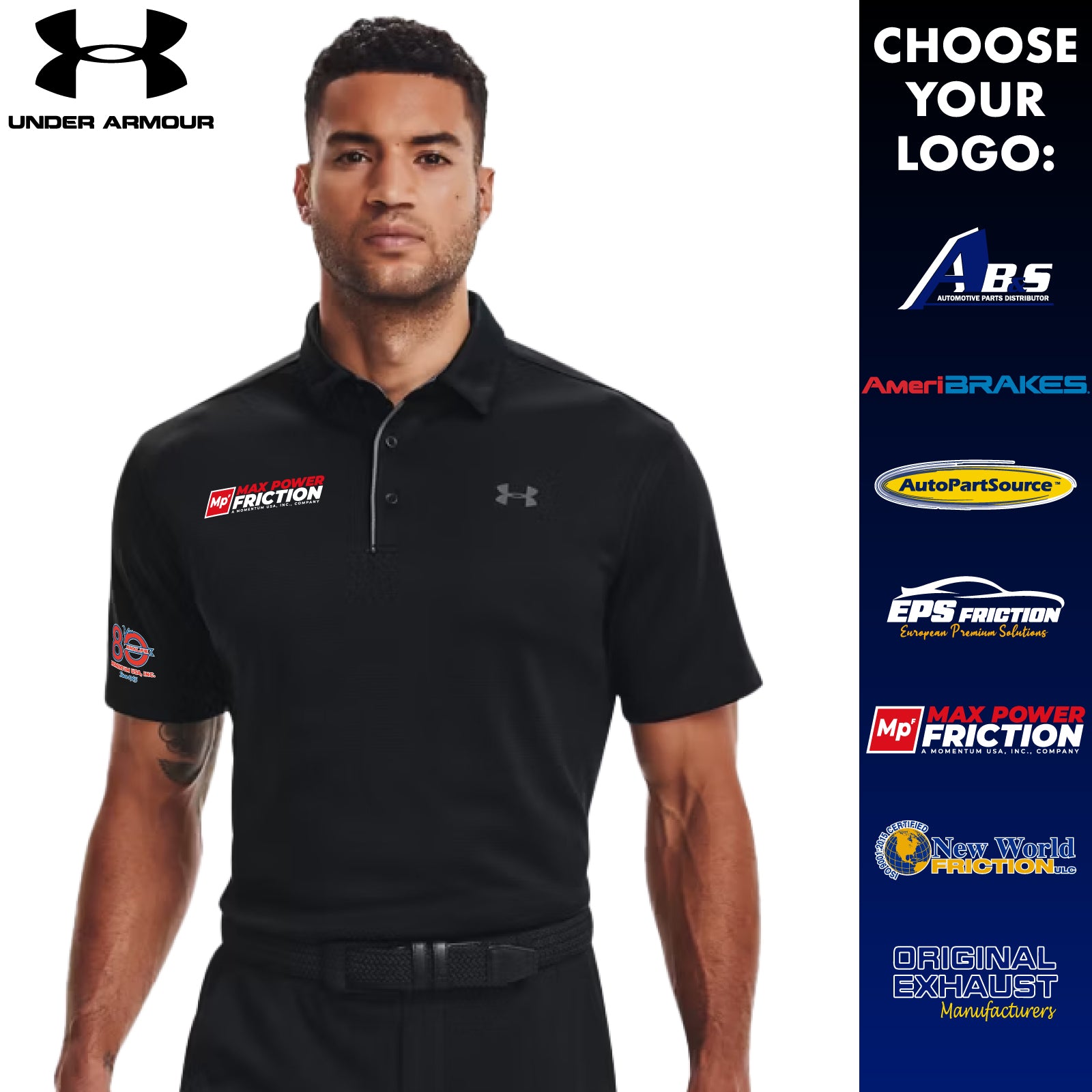 Momentum - Embroidered Under Armour® Adult Unisex Tech Short Sleeve Polo