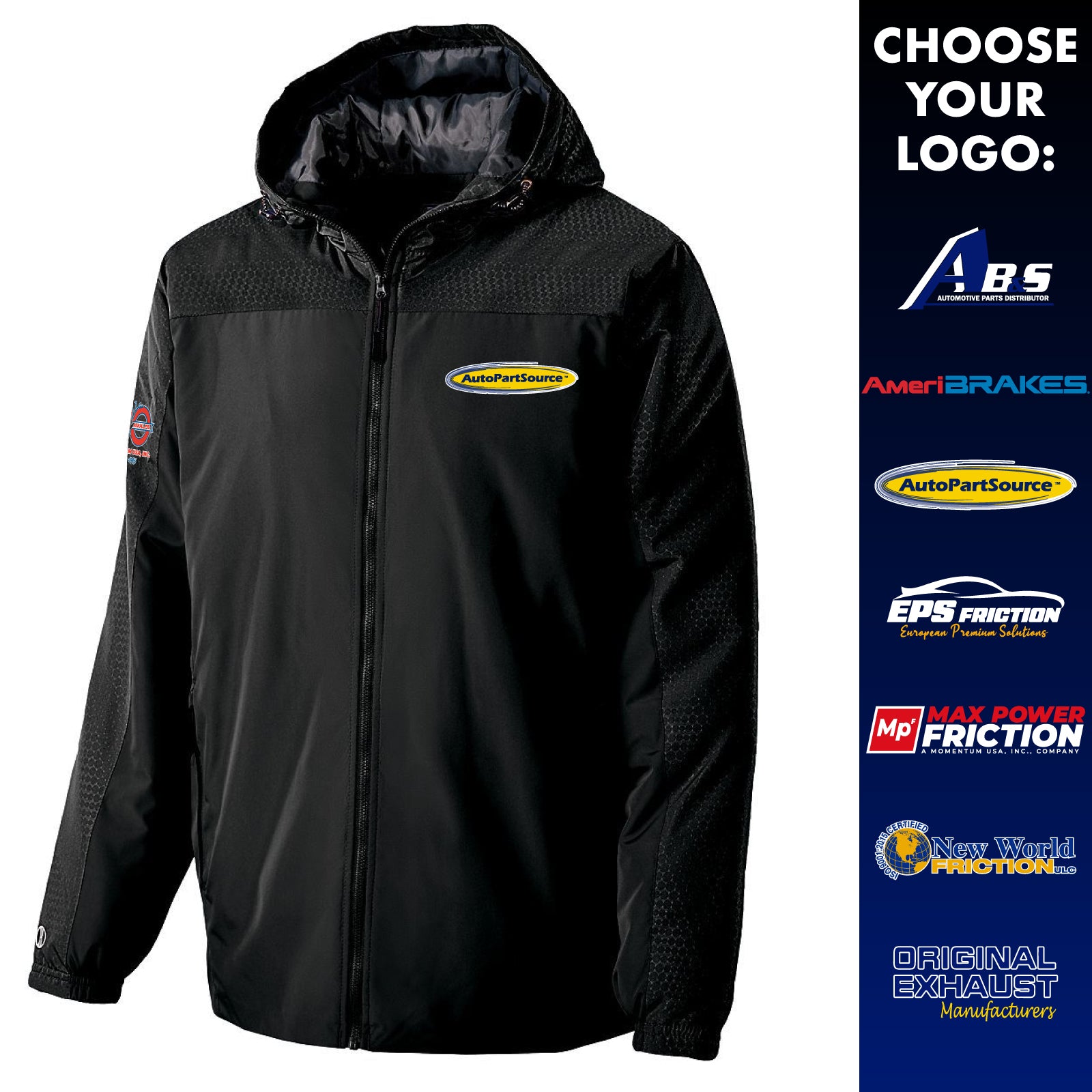 Momentum - Embroidered Adult Unisex Bionic Full-Zip Hooded Jacket