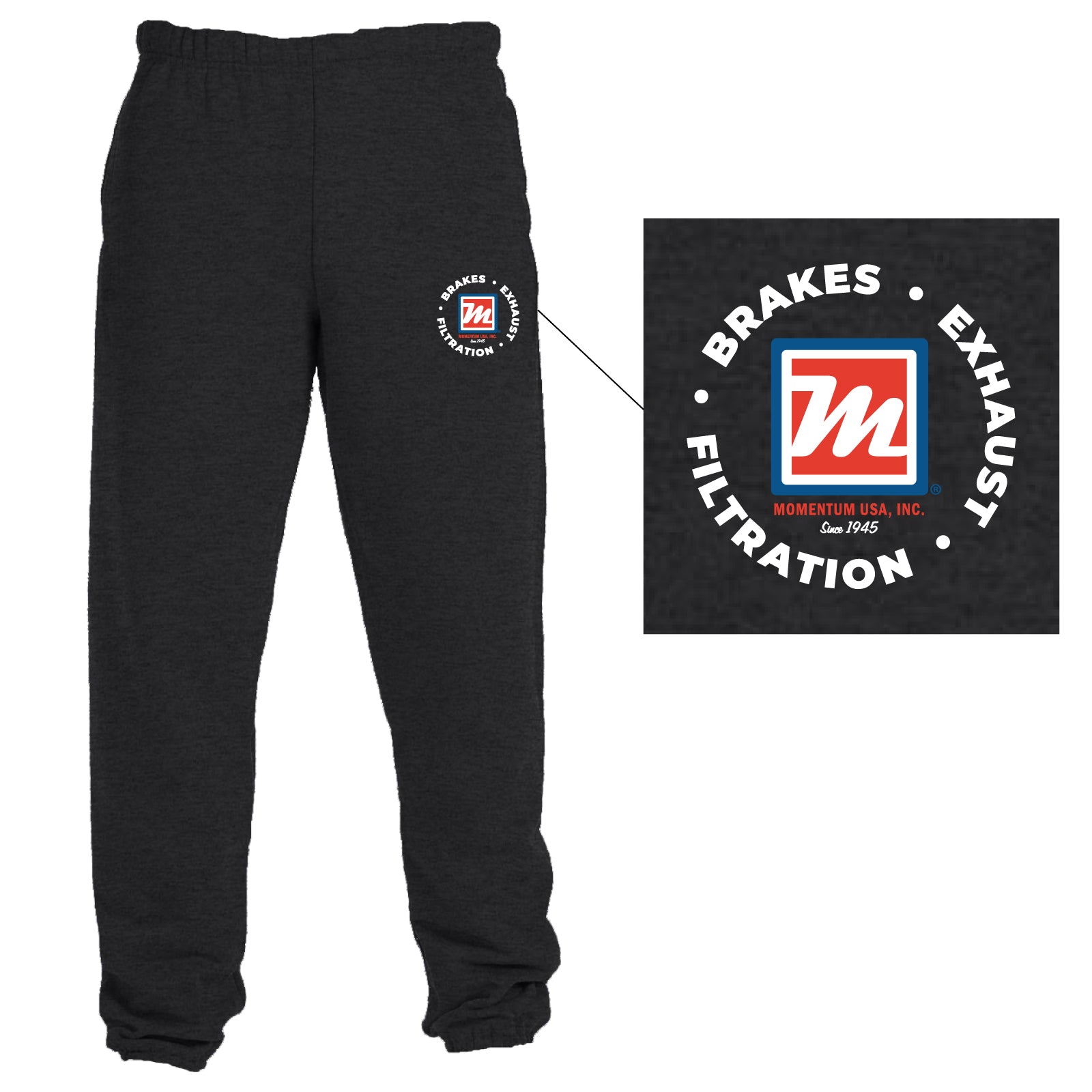 Momentum - Adult Unisex Closed-Bottom Sweatpants