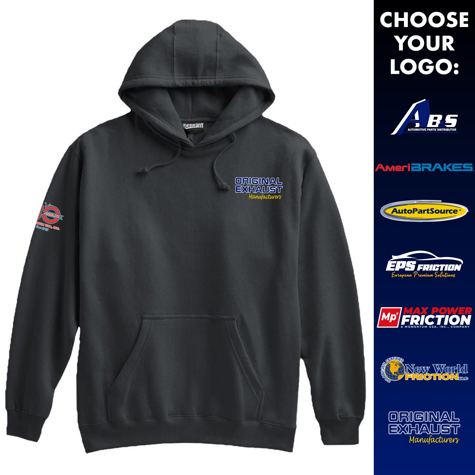 Momentum - Adult Unisex Heavyweight Hooded Sweatshirt