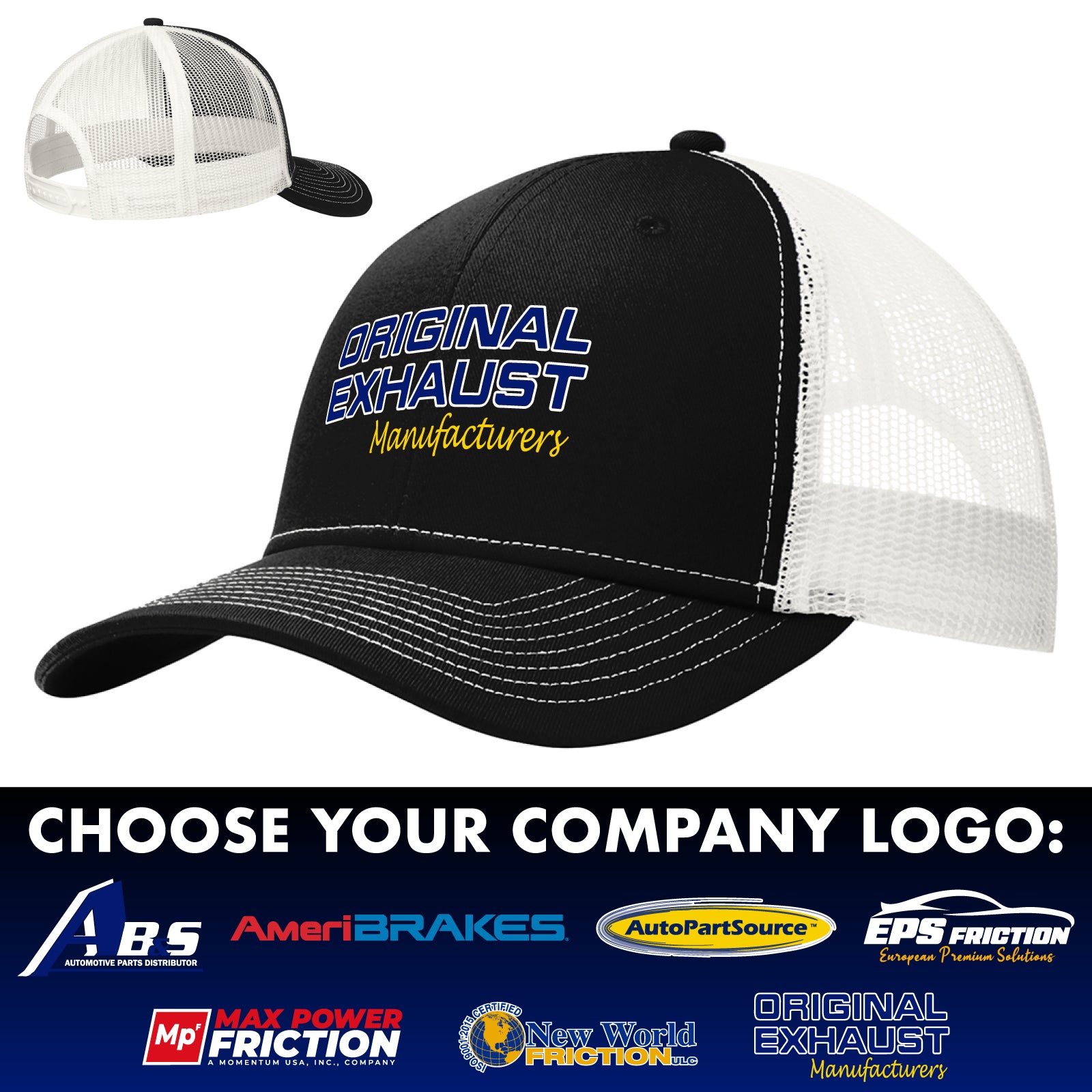 Momentum - Embroidered Snapback Trucker Cap