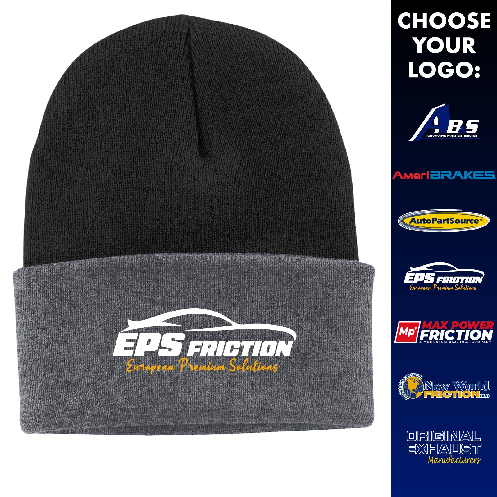 Momentum - Embroidered Knit Cuffed Beanie