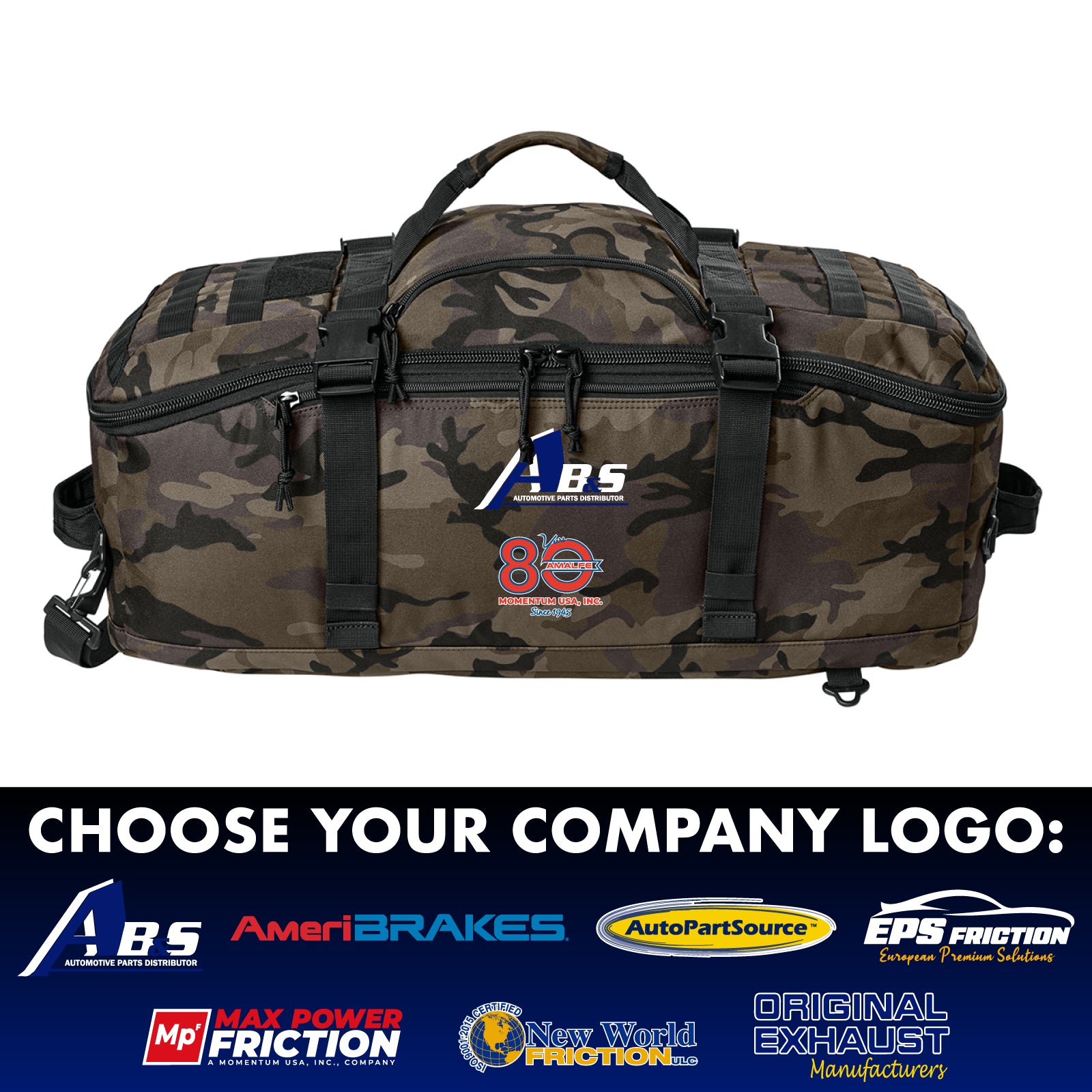 Momentum - Embroidered CornerStone® Tactical Barrel Duffel Bag