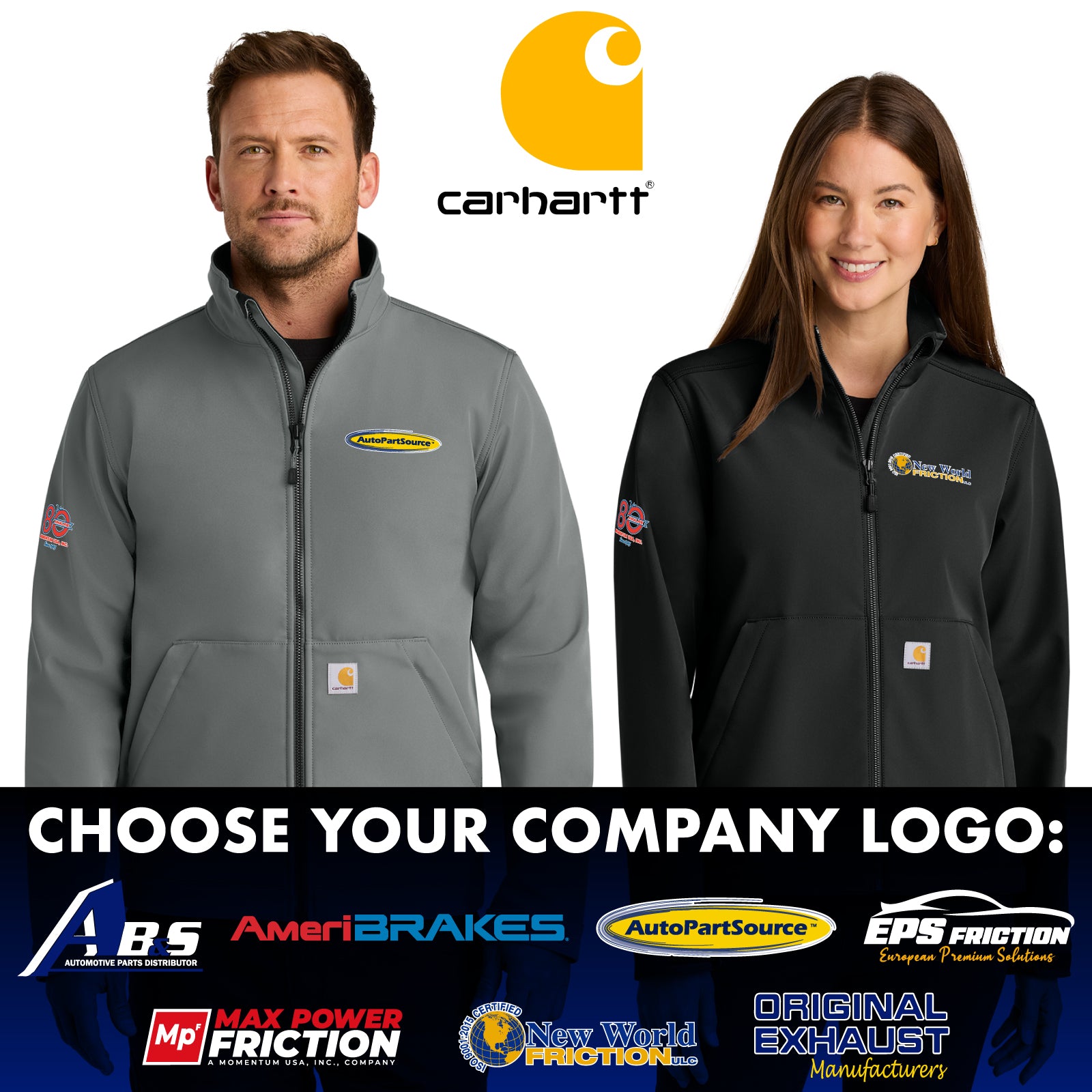 Momentum - Embroidered Men's/Women's Carhartt® Rain Defender® Soft Shell Jacket