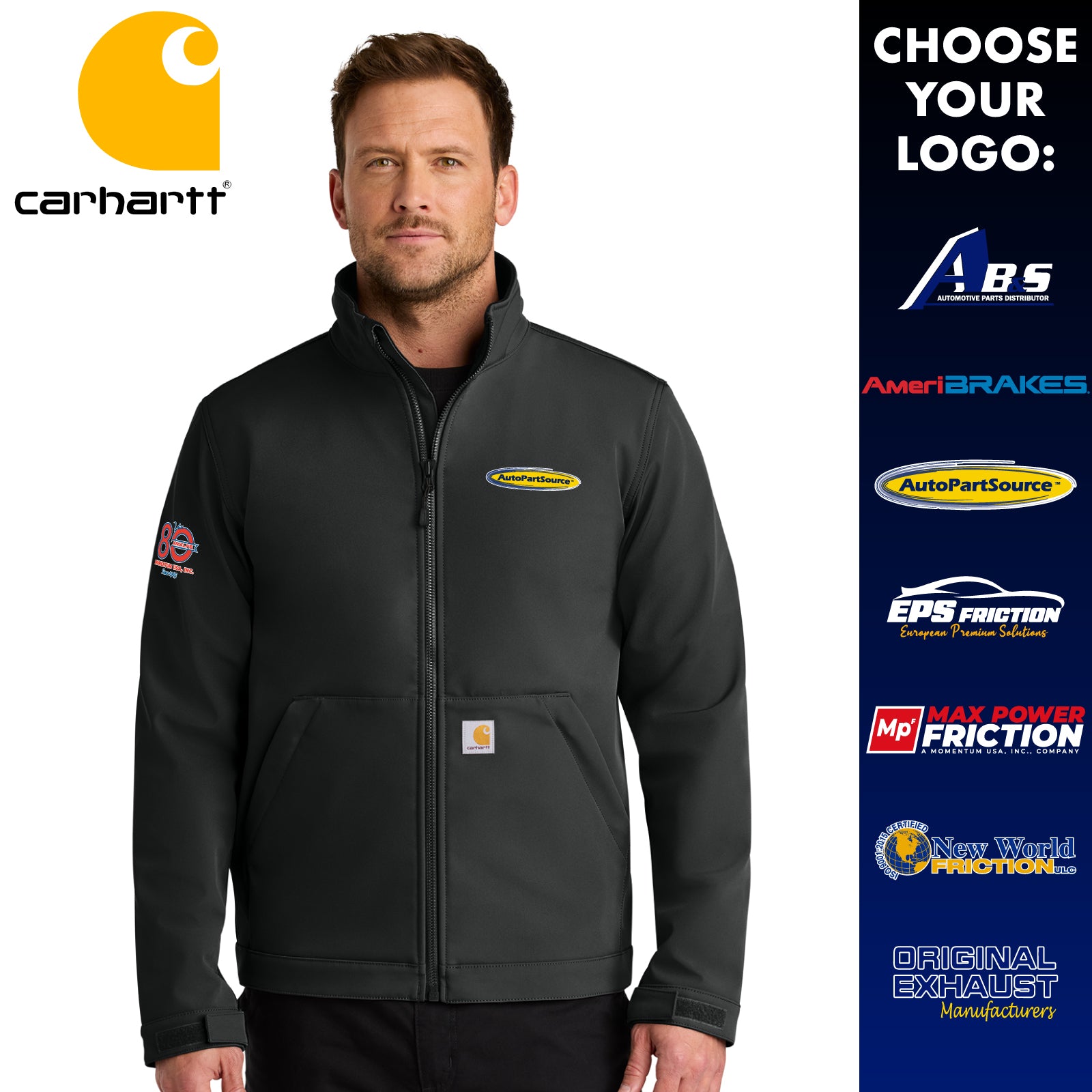 Momentum - Embroidered Men's/Women's Carhartt® Rain Defender® Soft Shell Jacket