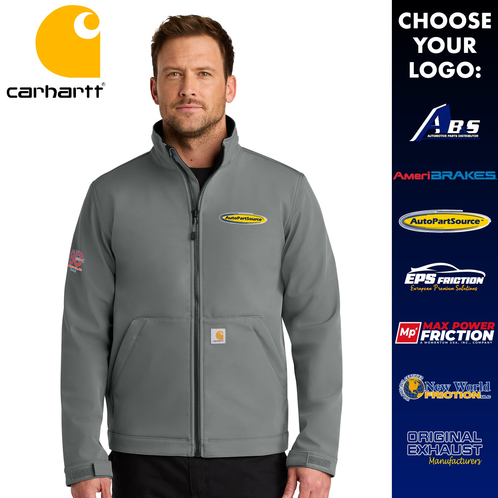 Momentum - Embroidered Men's/Women's Carhartt® Rain Defender® Soft Shell Jacket