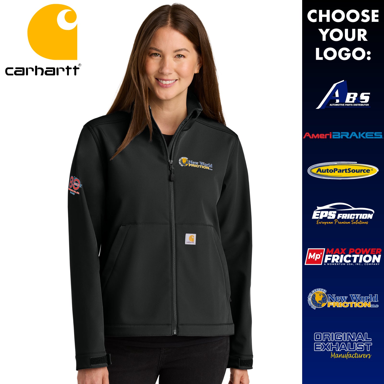 Momentum - Embroidered Men's/Women's Carhartt® Rain Defender® Soft Shell Jacket