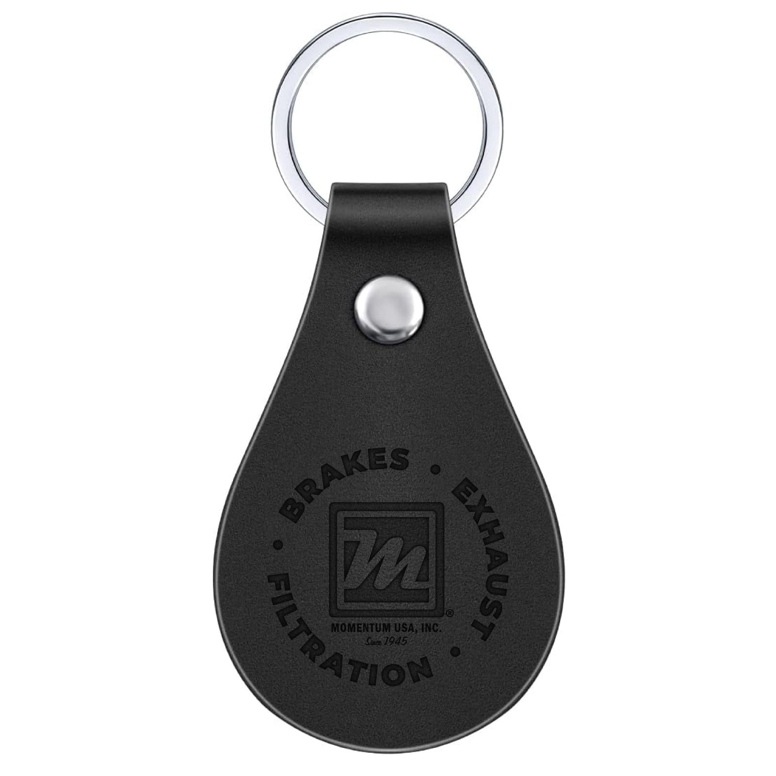 Momentum - Laser-Engraved Leather Fob Keychain