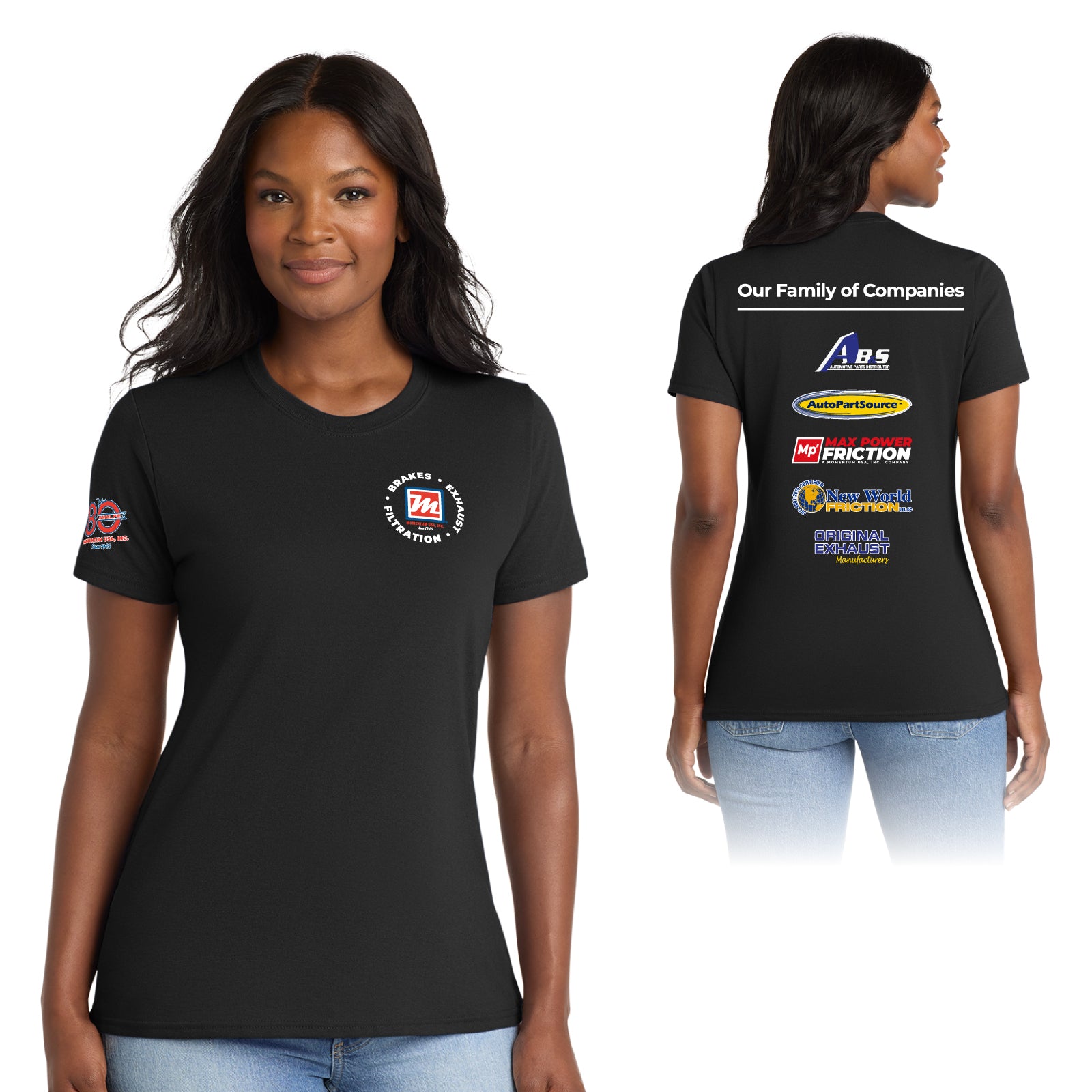 Momentum - Men's/Women's Cotton/Poly Blend Short Sleeve Tee