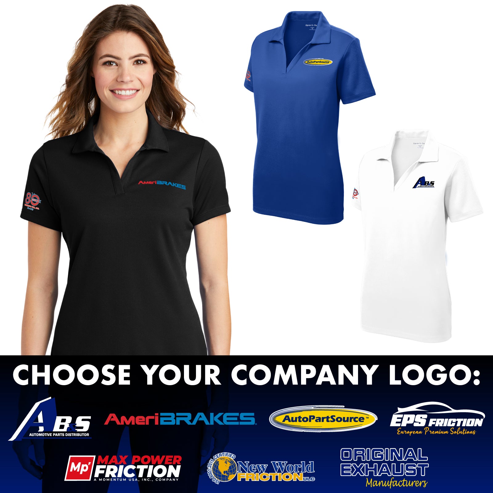Momentum - Embroidered Women's Wicking Short Sleeve Polo
