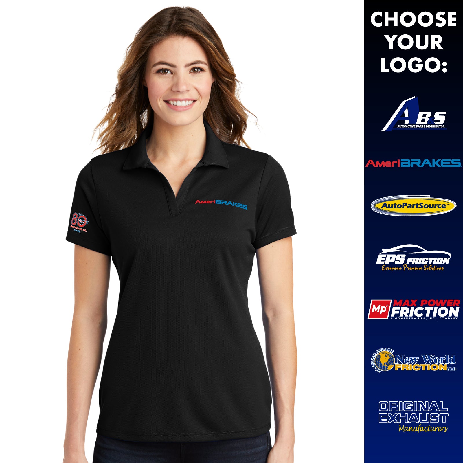 Momentum - Embroidered Women's Wicking Short Sleeve Polo