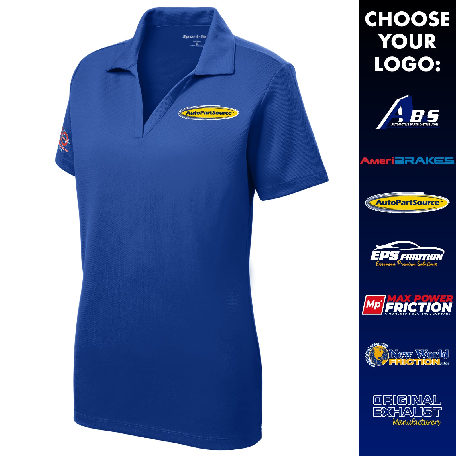 Momentum - Embroidered Women's Wicking Short Sleeve Polo