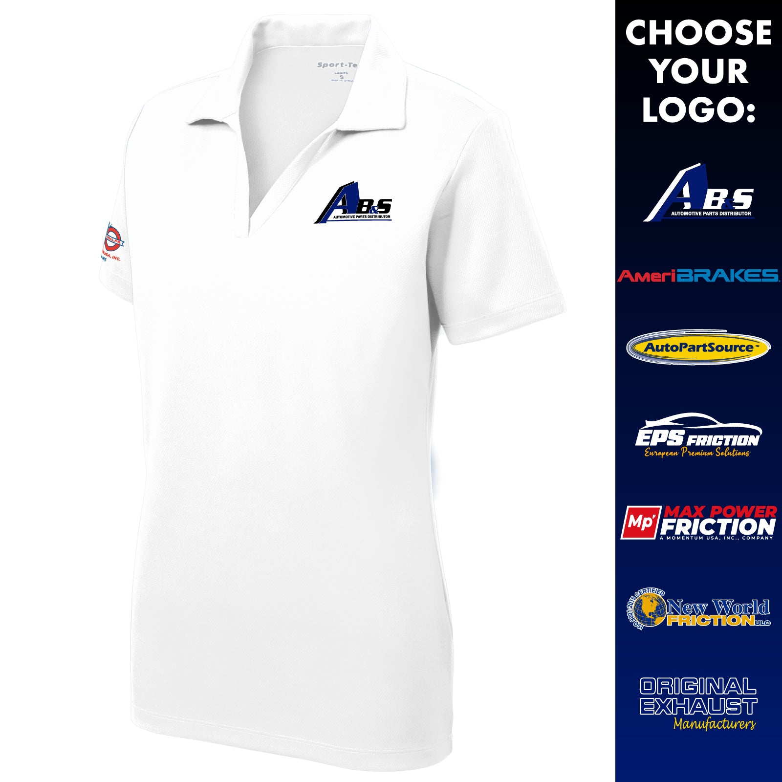 Momentum - Embroidered Women's Wicking Short Sleeve Polo