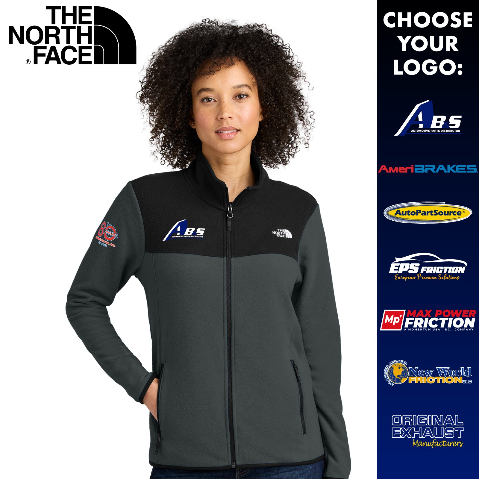 Momentum - Embroidered Men's/Women's The North Face® Glacier Full-Zip Fleece Jacket