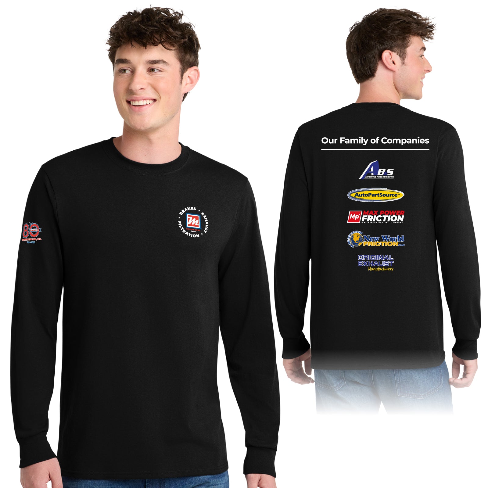 Momentum - Adult Unisex Cotton/Poly Blend Long Sleeve Tee