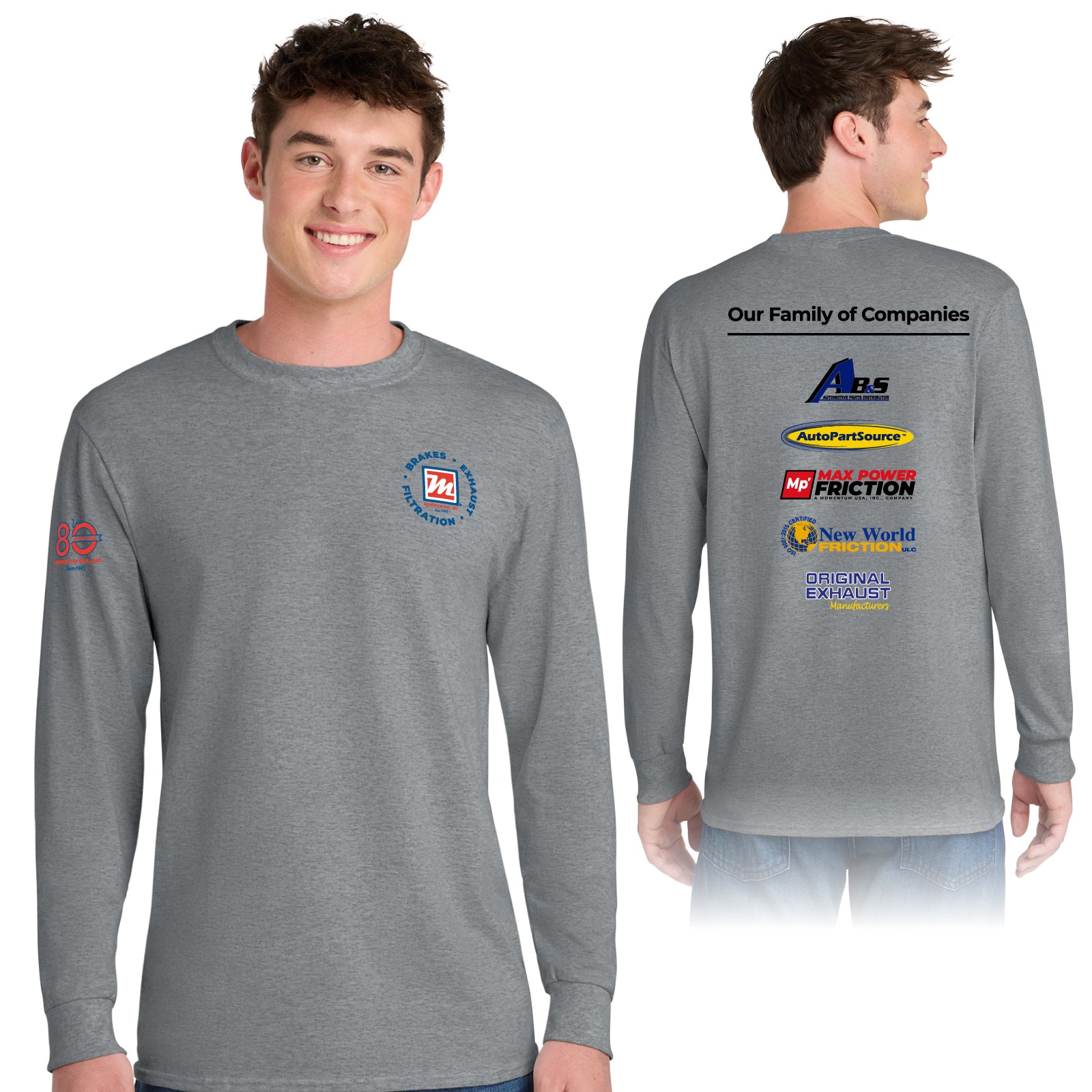 Momentum - Adult Unisex Cotton/Poly Blend Long Sleeve Tee