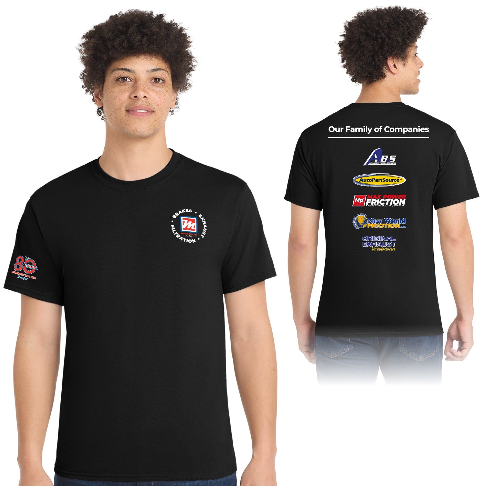 Momentum - Men's/Women's Cotton/Poly Blend Short Sleeve Tee