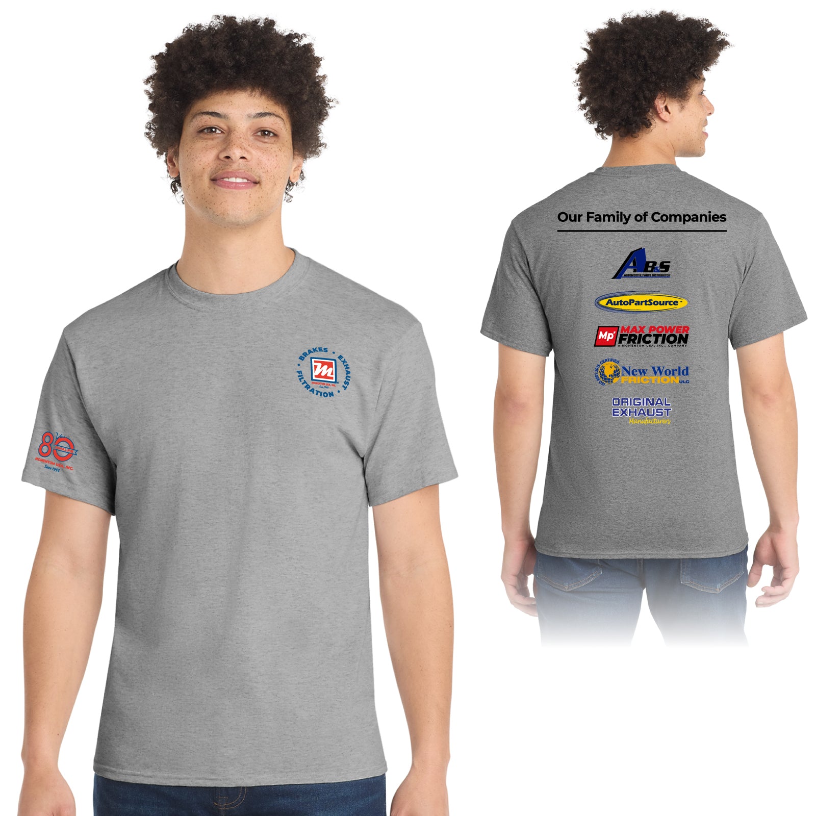 Momentum - Men's/Women's Cotton/Poly Blend Short Sleeve Tee