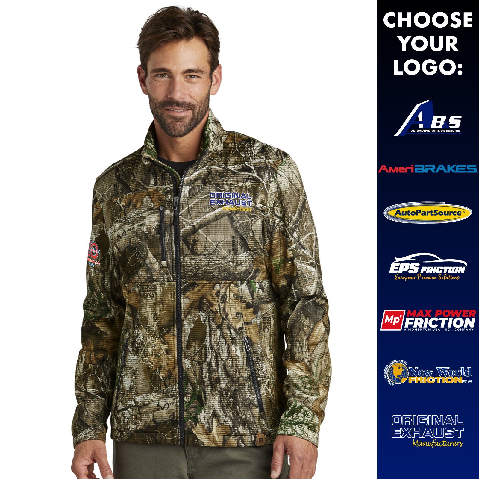 Momentum - Embroidered Adult Unisex Russell Outdoors™ Realtree® Soft Shell Jacket