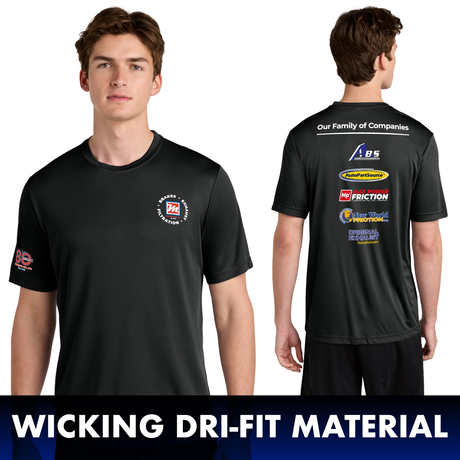 Momentum - Adult Unisex Wicking Short Sleeve Tee