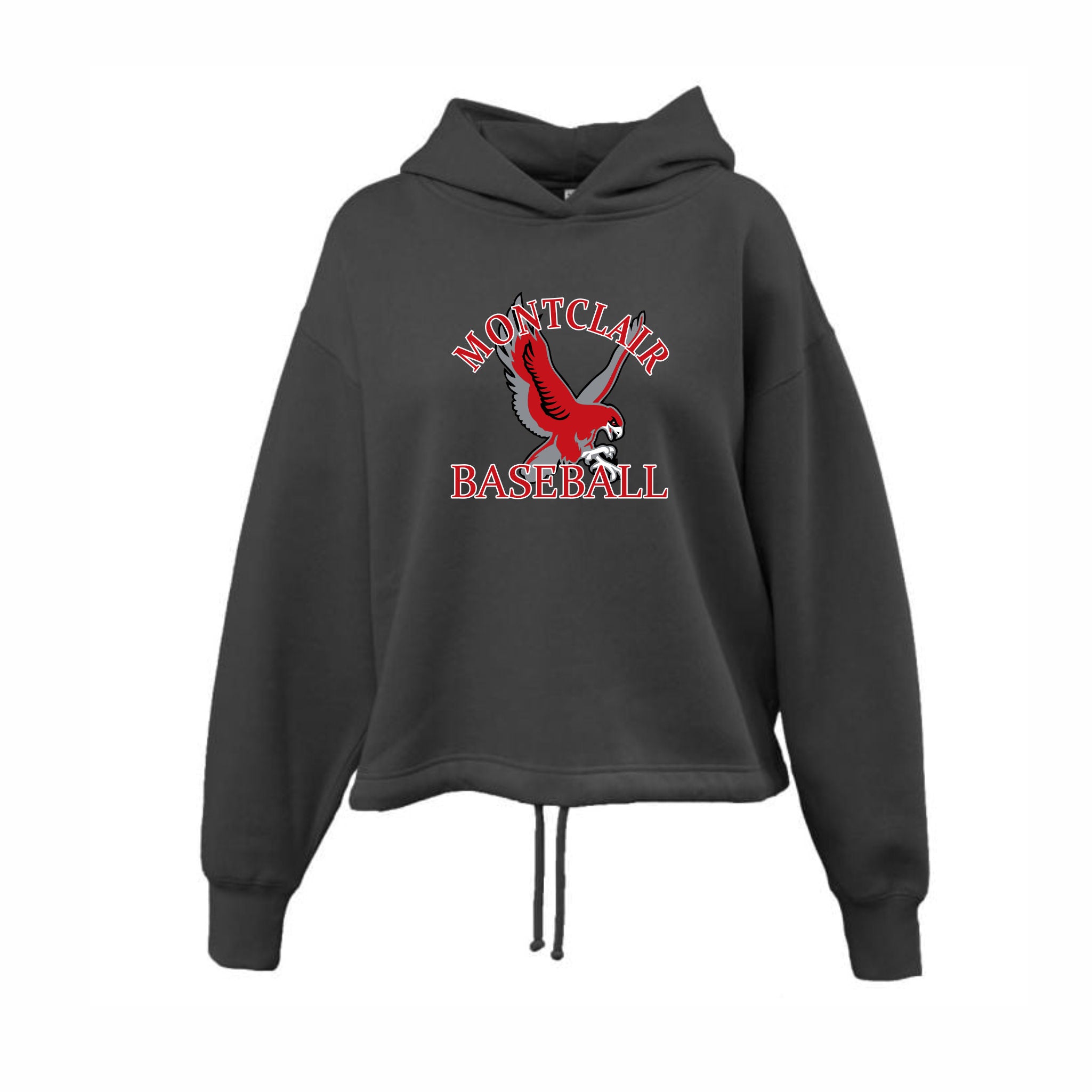 10. Montclair State Baseball Parents - Hawk Design Ladies Hoodie