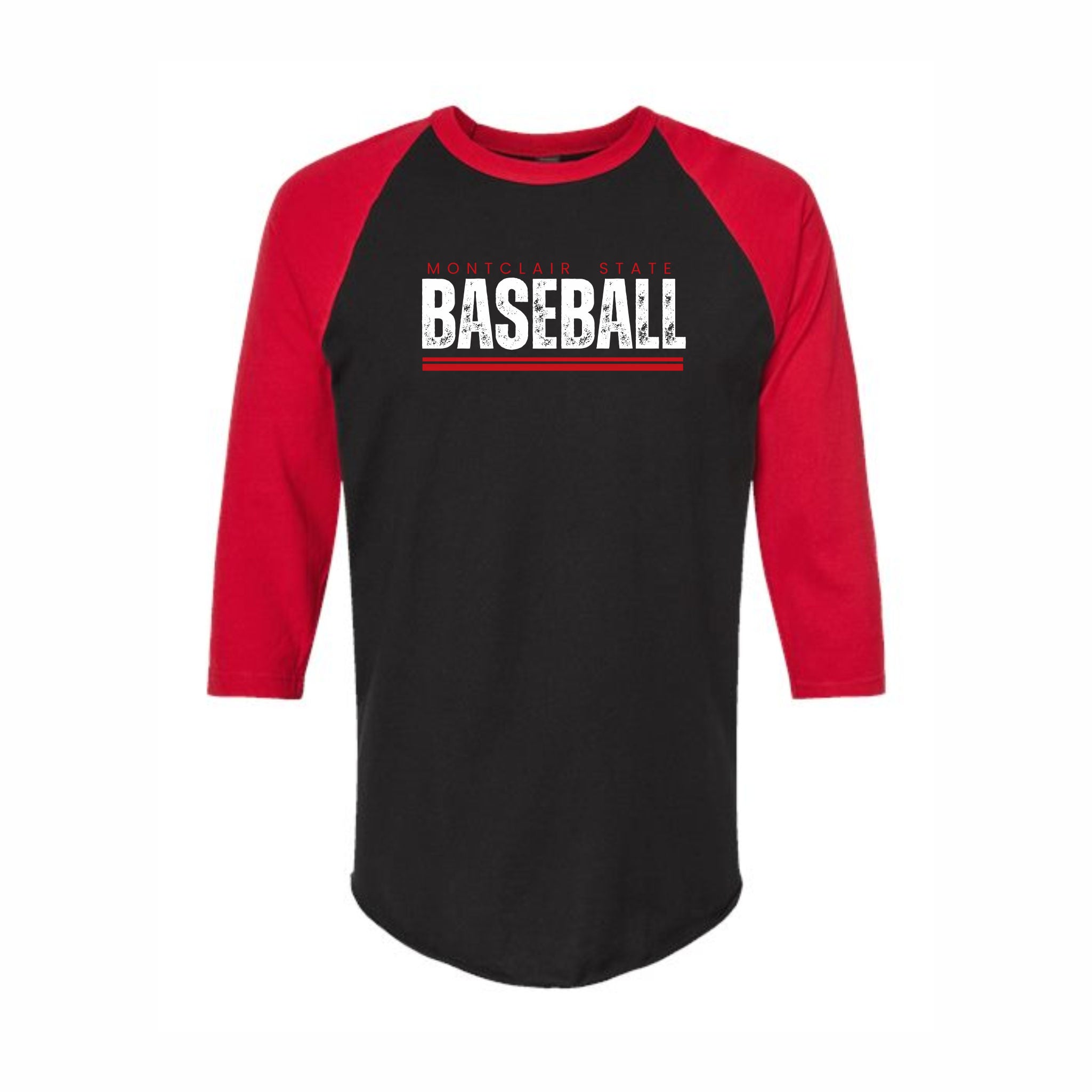 15. Montclair State Baseball Parents - Lines Design Baseball T-Shirt