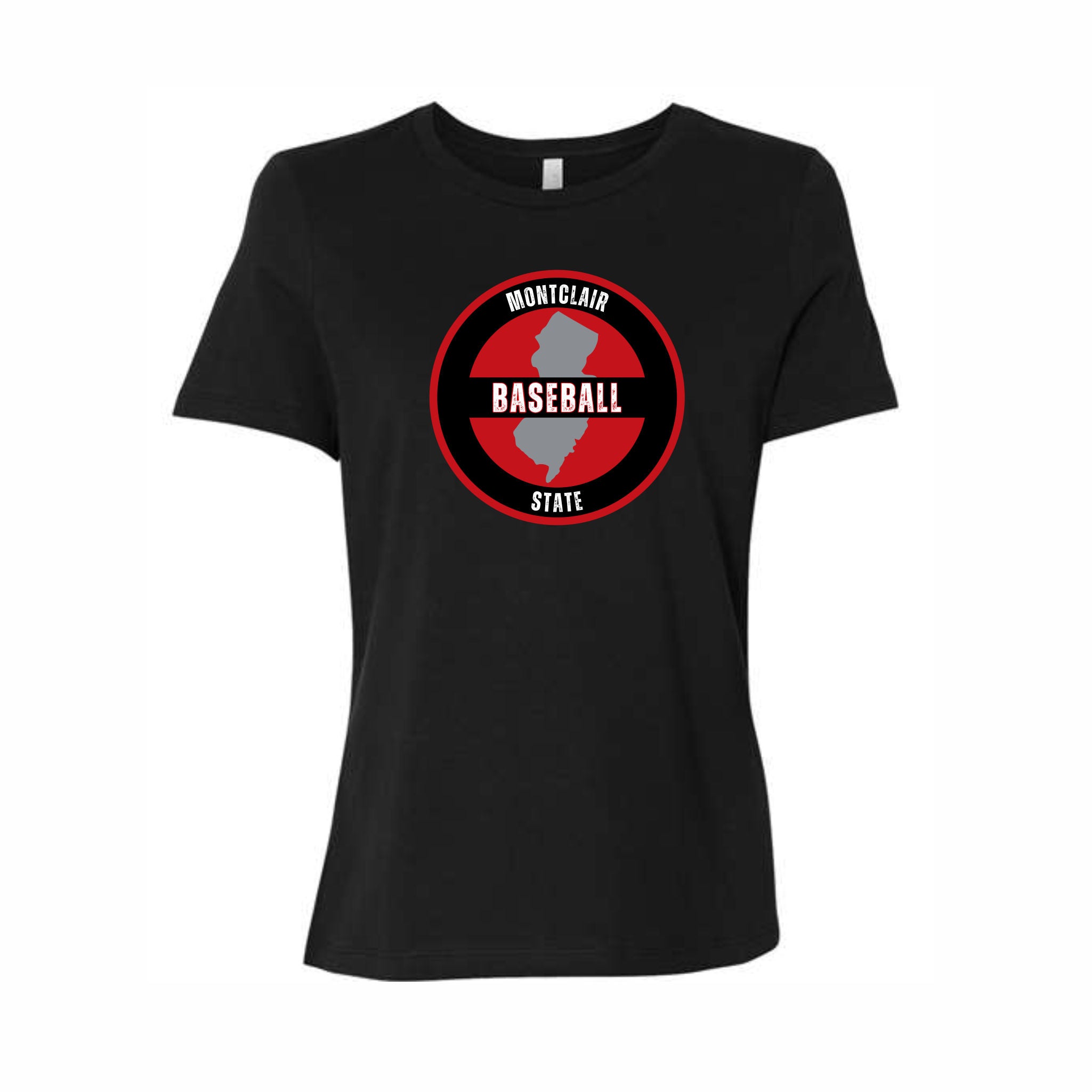 27. Montclair State Baseball Parents - NJ Logo Ladies T-Shirt
