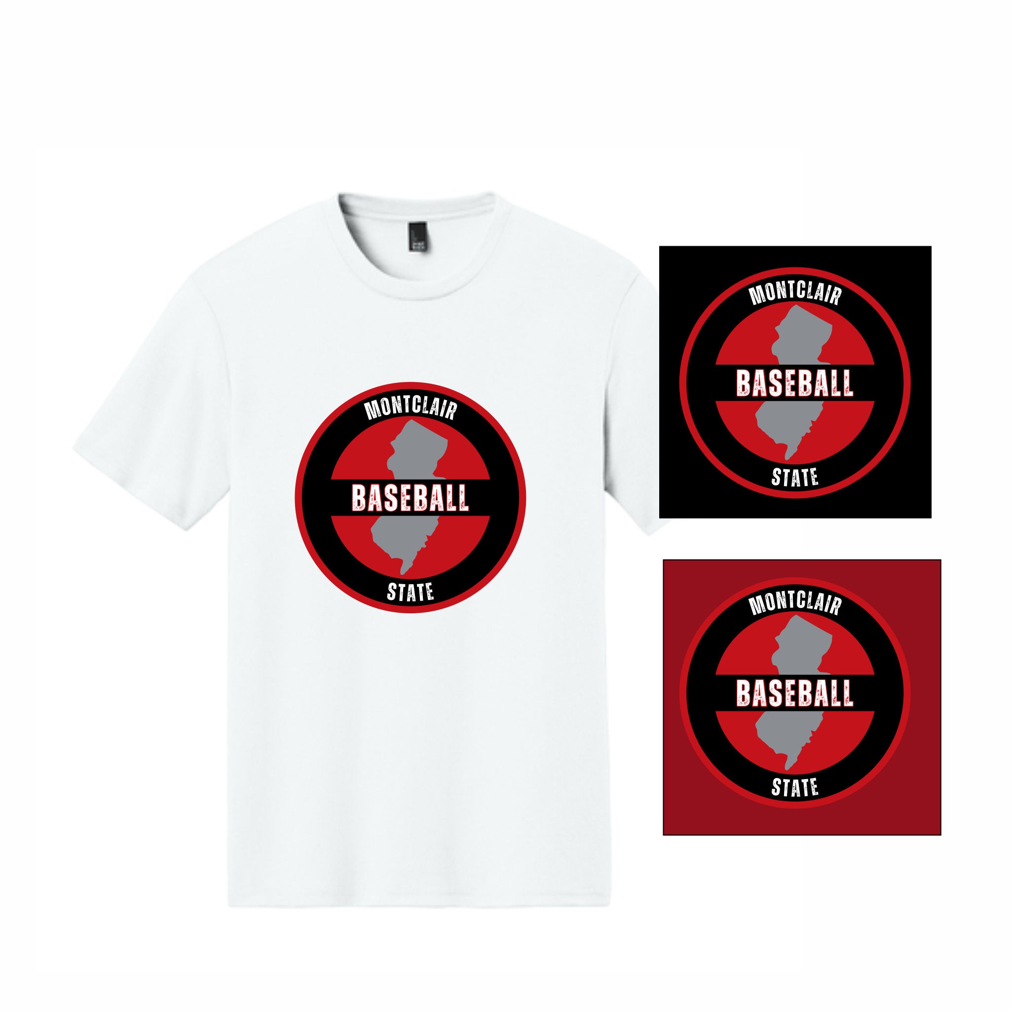 20. Montclair State Baseball Parents - NJ Logo T-Shirt