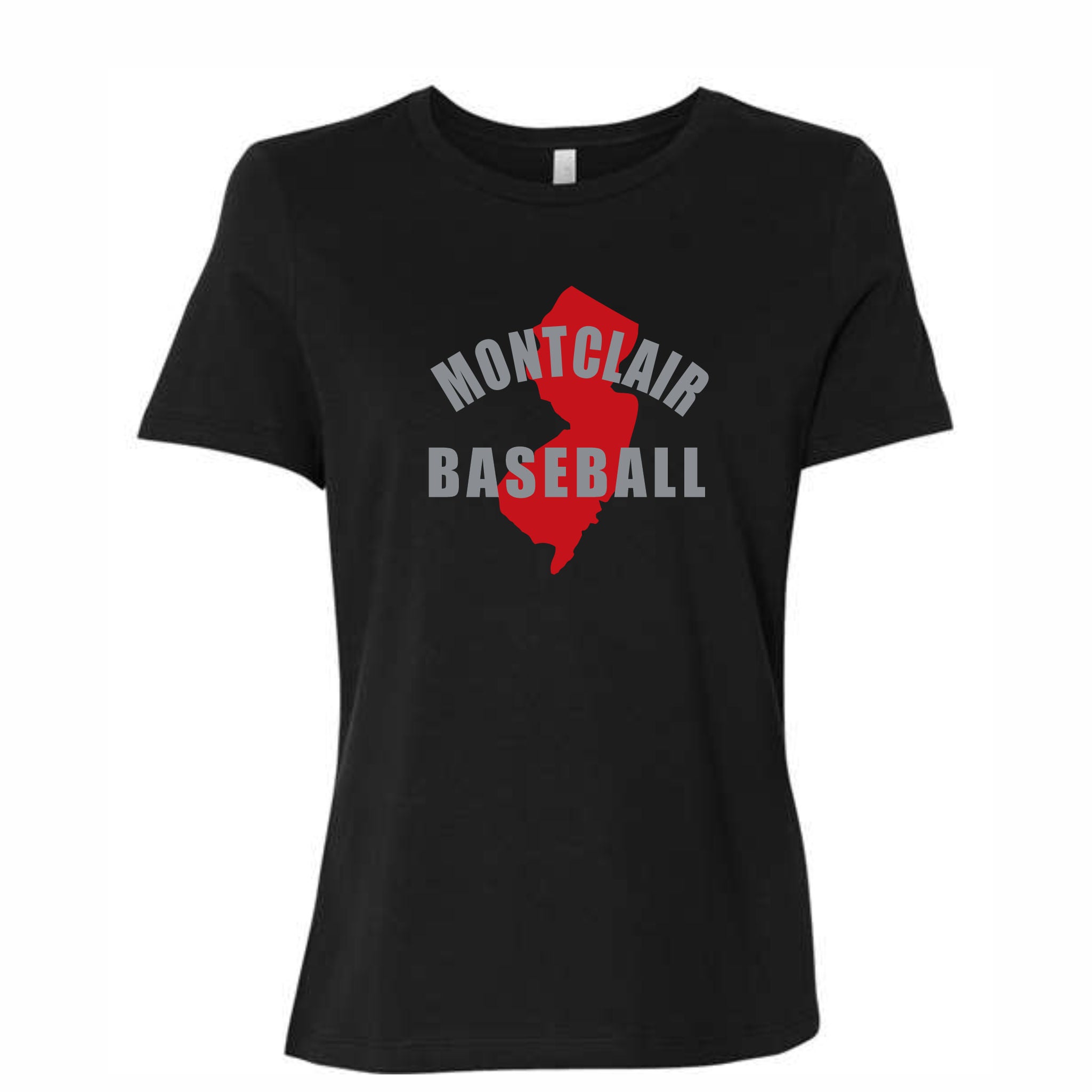 04. Montclair State Baseball Parents - NJ Logo Ladies T-Shirt