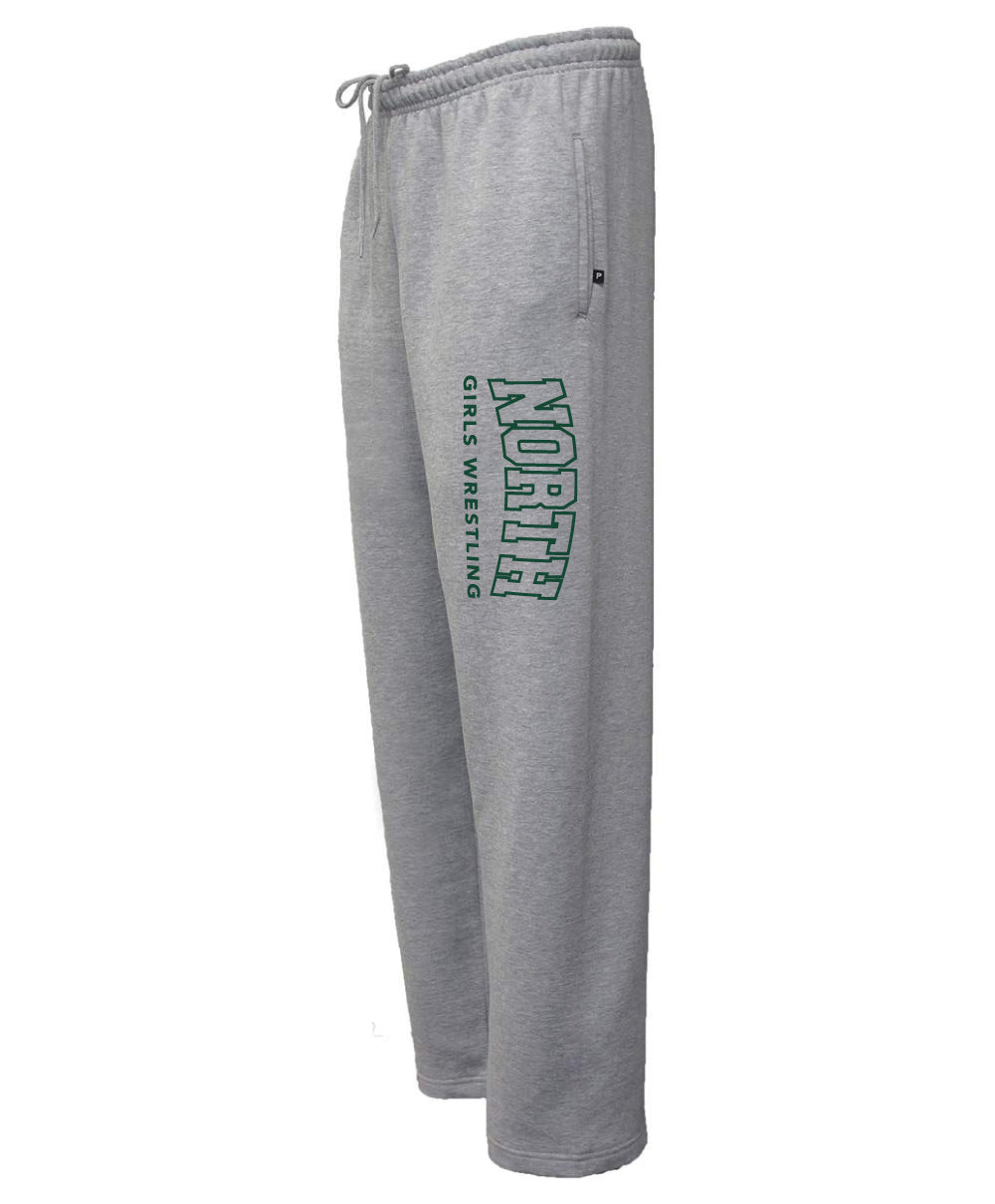 North Hunterdon H.S. Girls Wrestling - Youth / Adult Open-Bottom Sweatpants