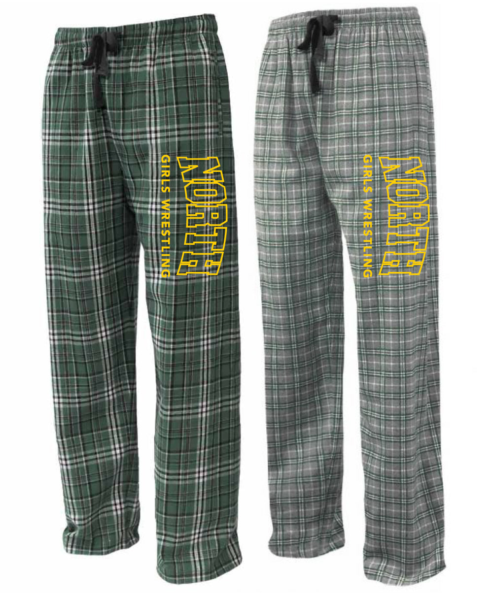 North Hunterdon H.S. Girls Wrestling - Youth/Adult Unisex Flannel Pants