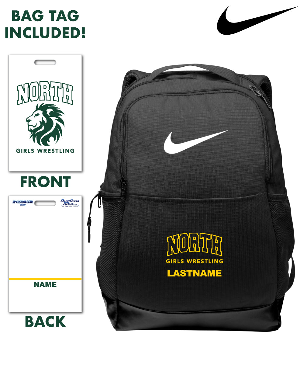 North Hunterdon H.S. Girls Wrestling - Embroidered Nike® Backpack
