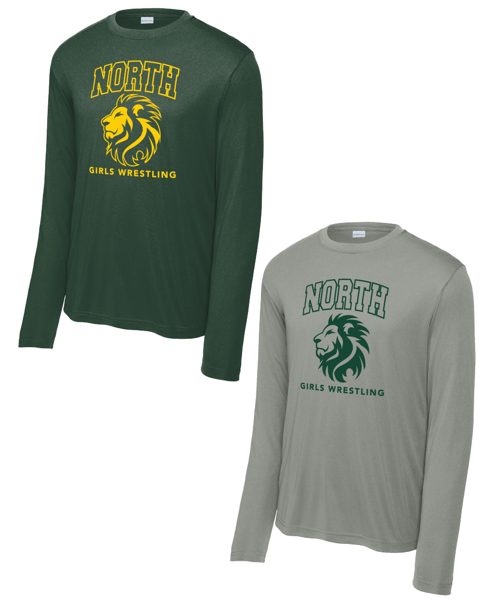 North Hunterdon H.S. Girls Wrestling - Sport-Tek®  Youth / Adult Long Sleeve Tee