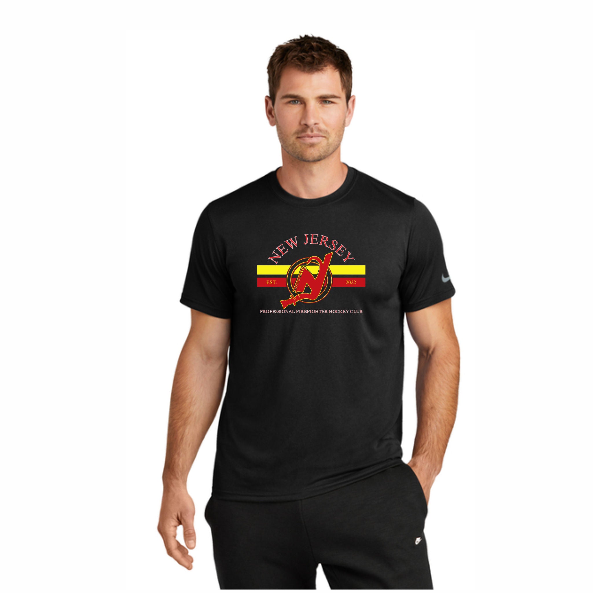 NJ Firefighters Hockey - Nike T-Shirt