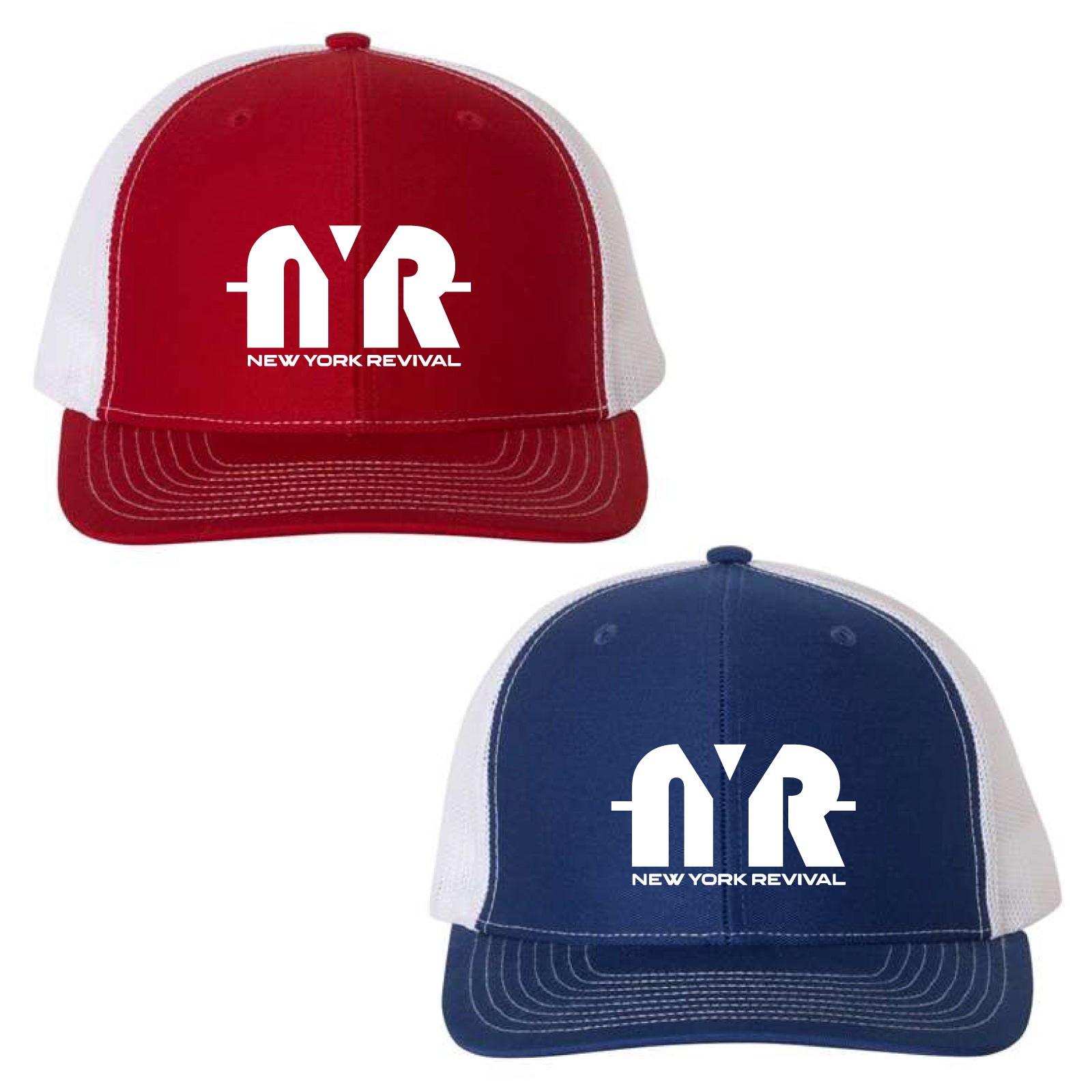 New York Revival - Embroidered Snapback Trucker Cap